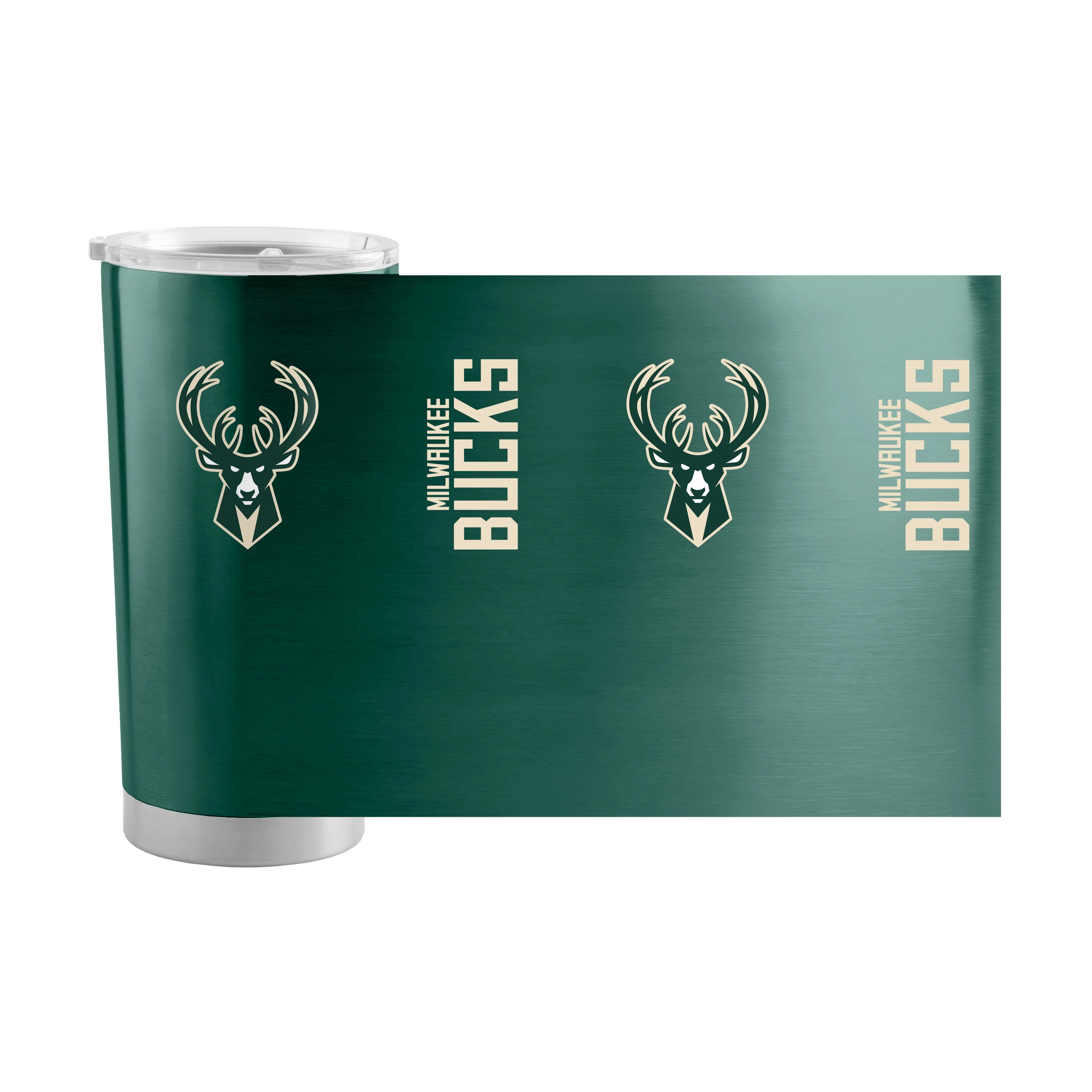 Milwaukee Bucks 20oz Gameday Stainless Steel Tumbler - Image 2