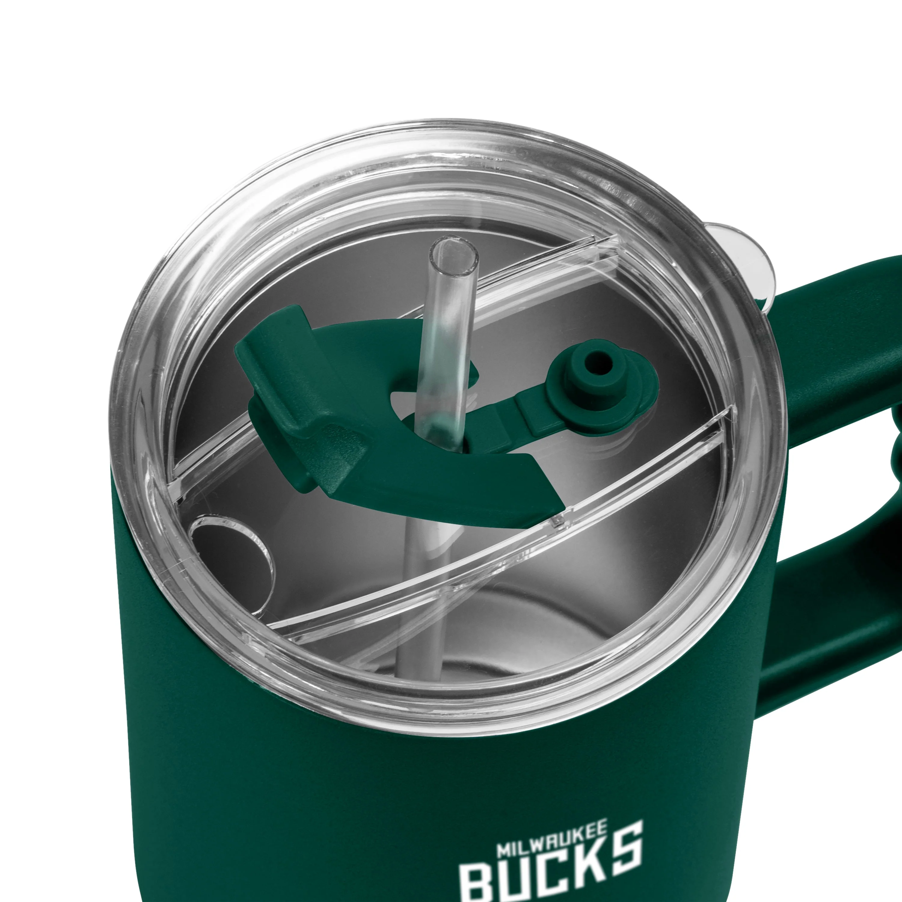 Milwaukee Bucks 40oz Flipside Powder Coat Tumbler - Image 4