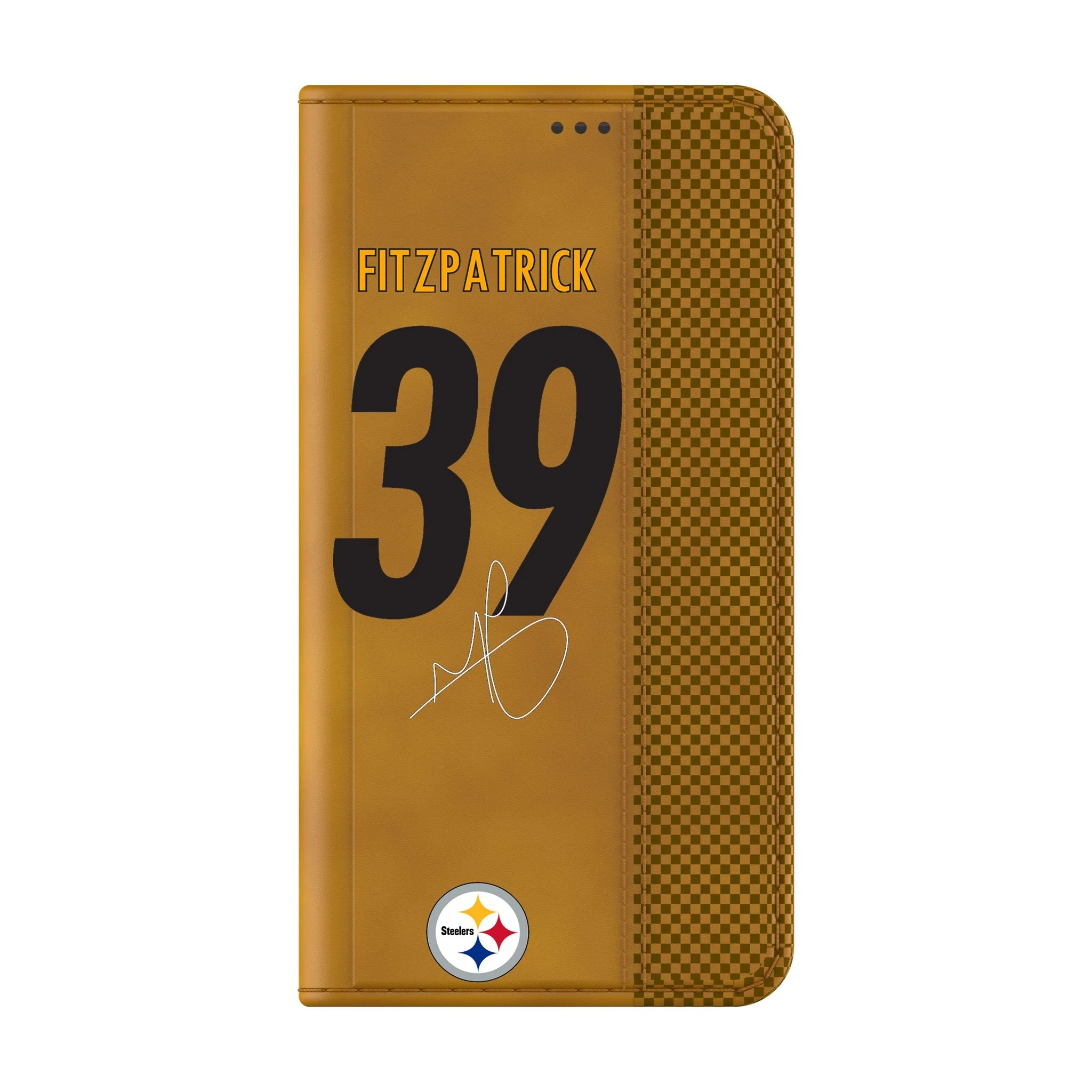 Minkah Fitzpatrick Pittsburgh Steelers 39 Game Tactic Folio Phone Case for Samsung Galaxy - Image 2