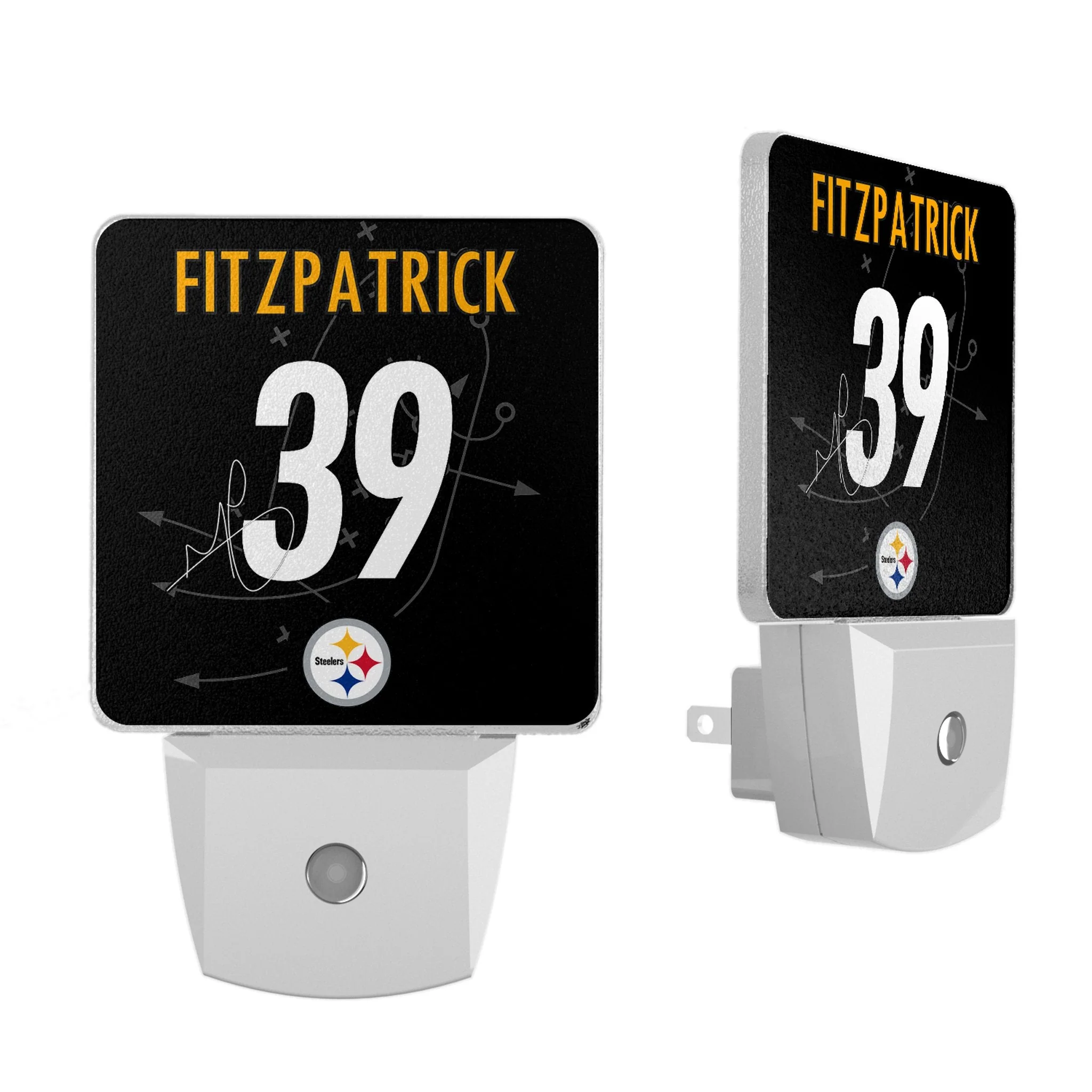 Minkah Fitzpatrick Pittsburgh Steelers 39 Ready Night Light 2-Pack