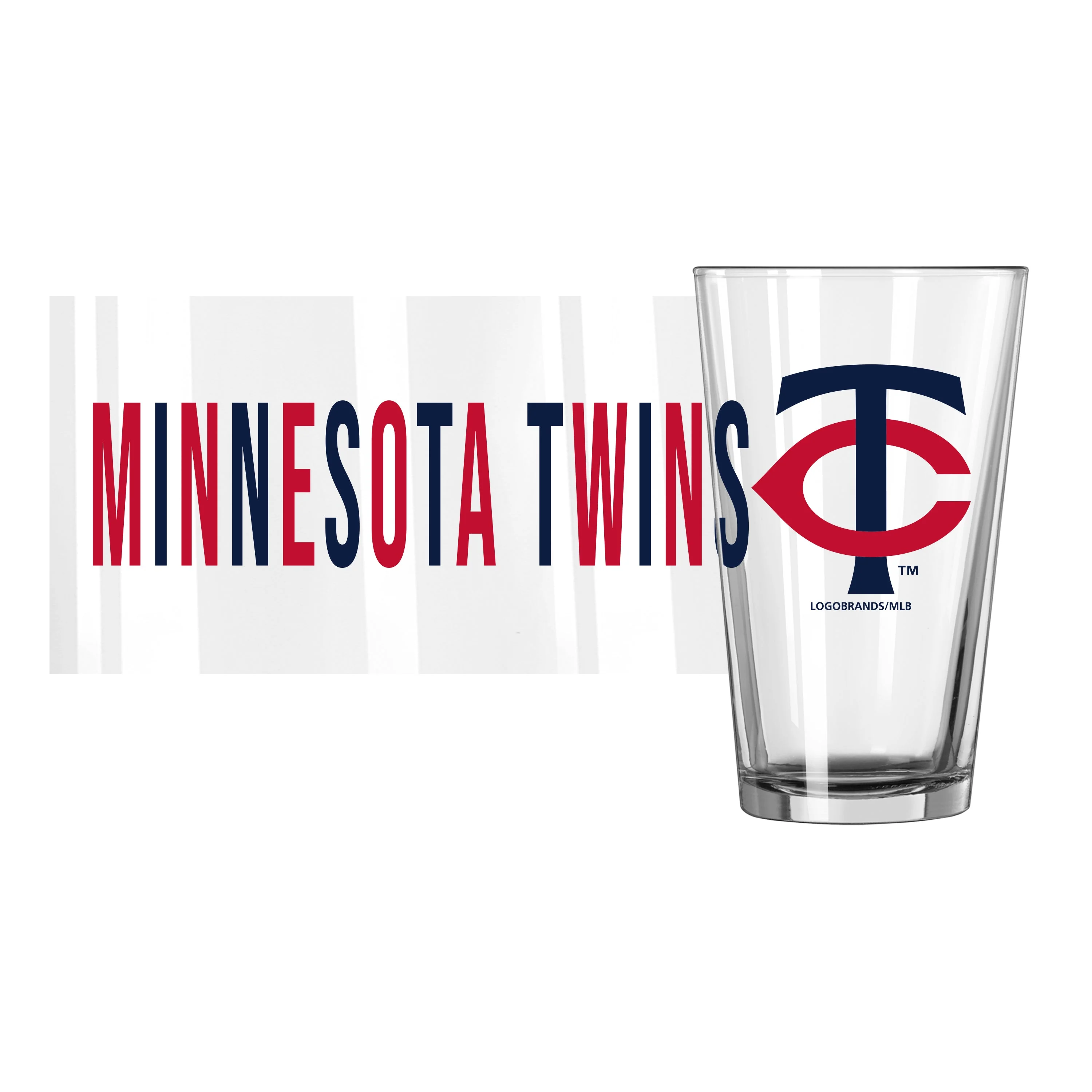 Minnesota Twins 16oz Overtime Pint Glass - Image 2