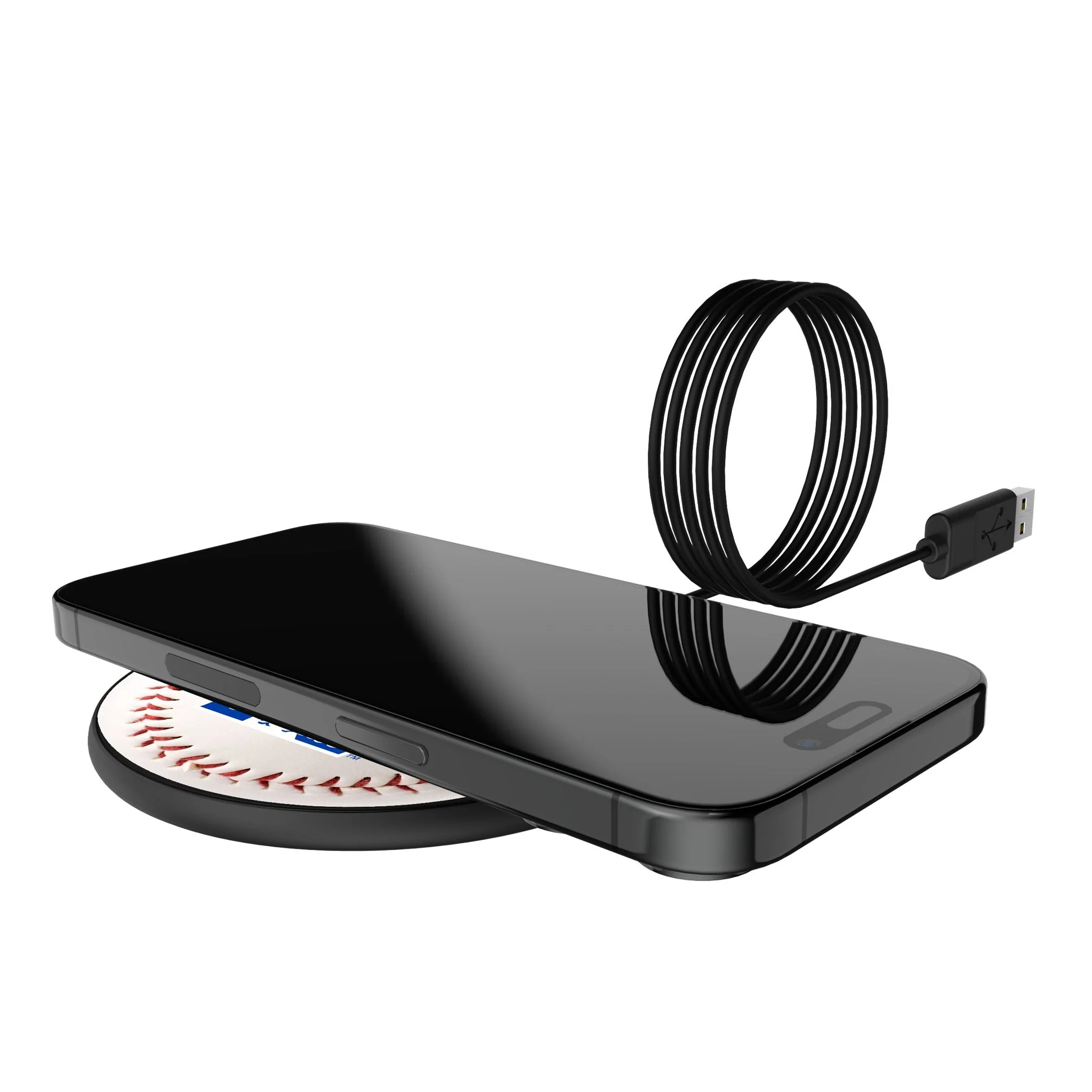 Minnesota Twins 1976-1986 - Cooperstown Collection Baseball 15-Watt Wireless Charger - Image 5