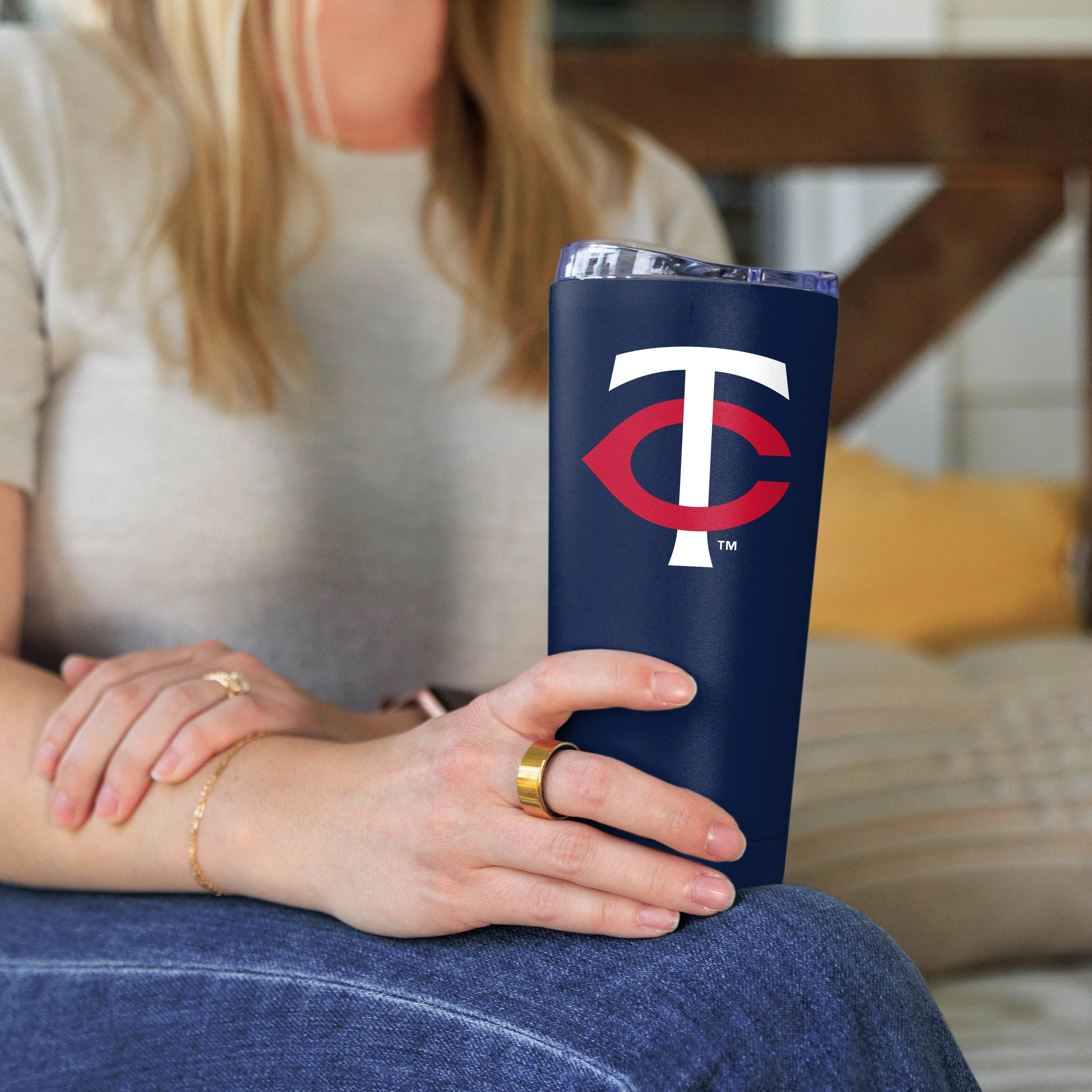 Minnesota Twins 20oz Flipside Powder Coat Tumbler - Image 3