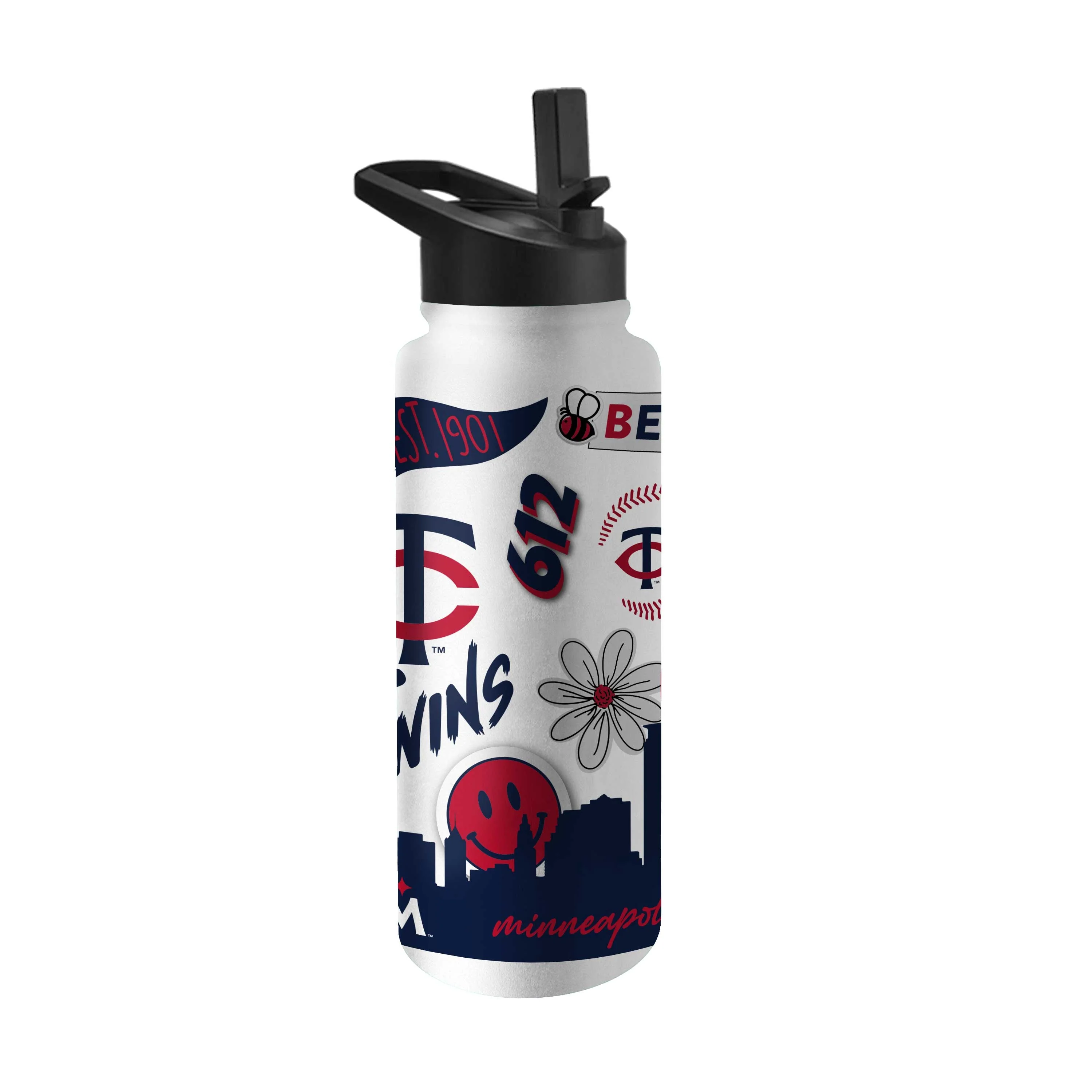 Minnesota Twins 34oz Native Quencher Bottle - Image 2