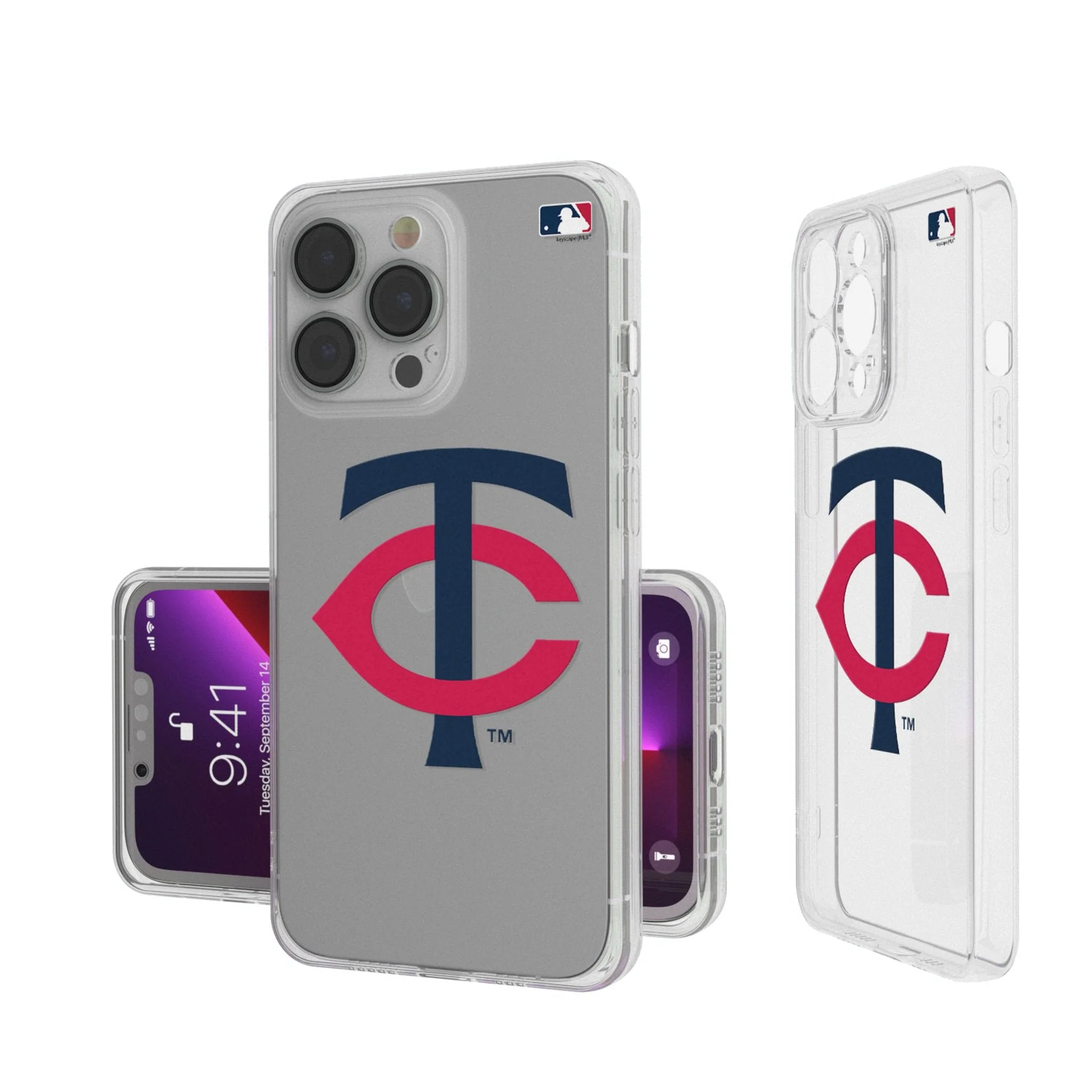 Minnesota Twins Insignia Clear Phone Case