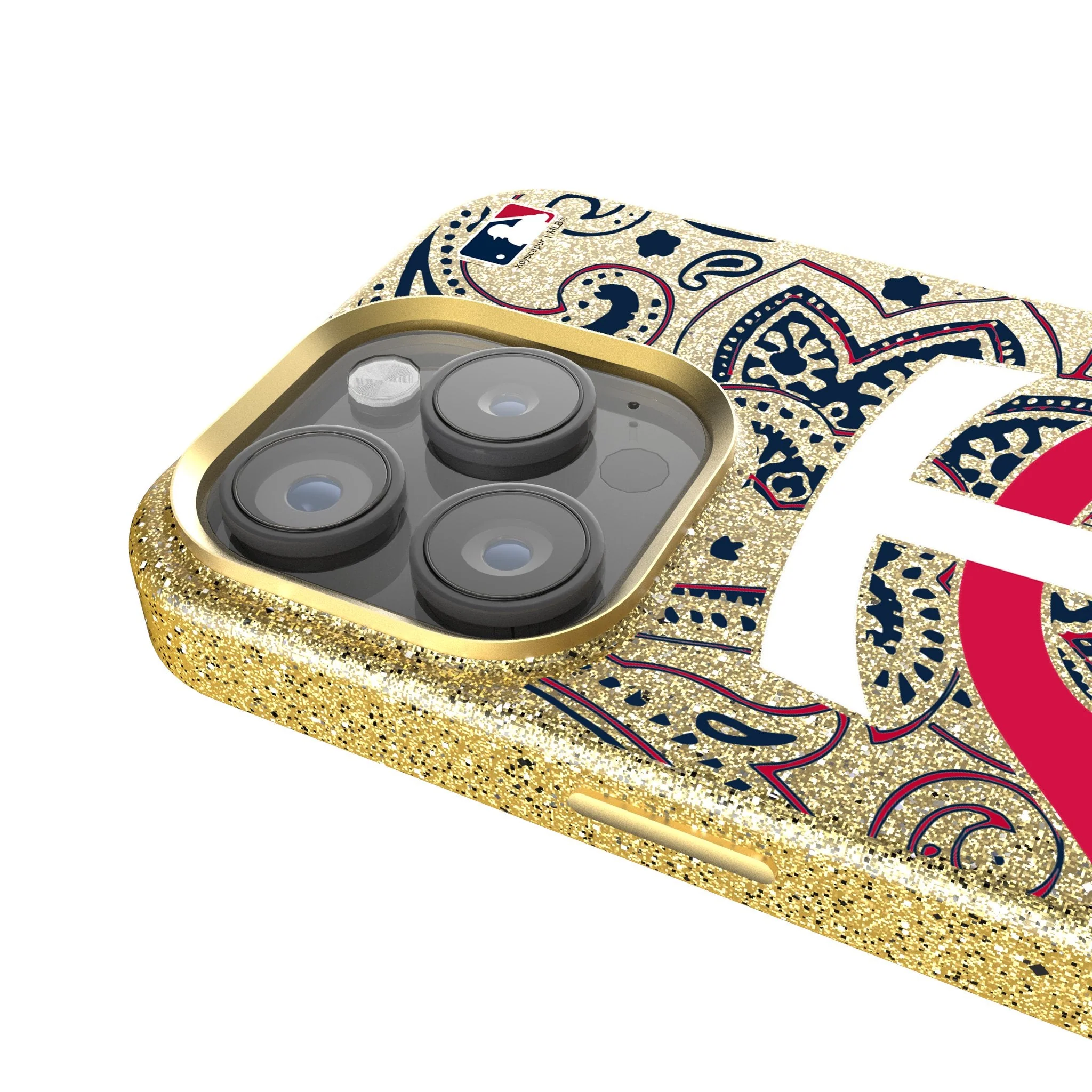 Minnesota Twins Paisley Bling Phone Case - Image 4