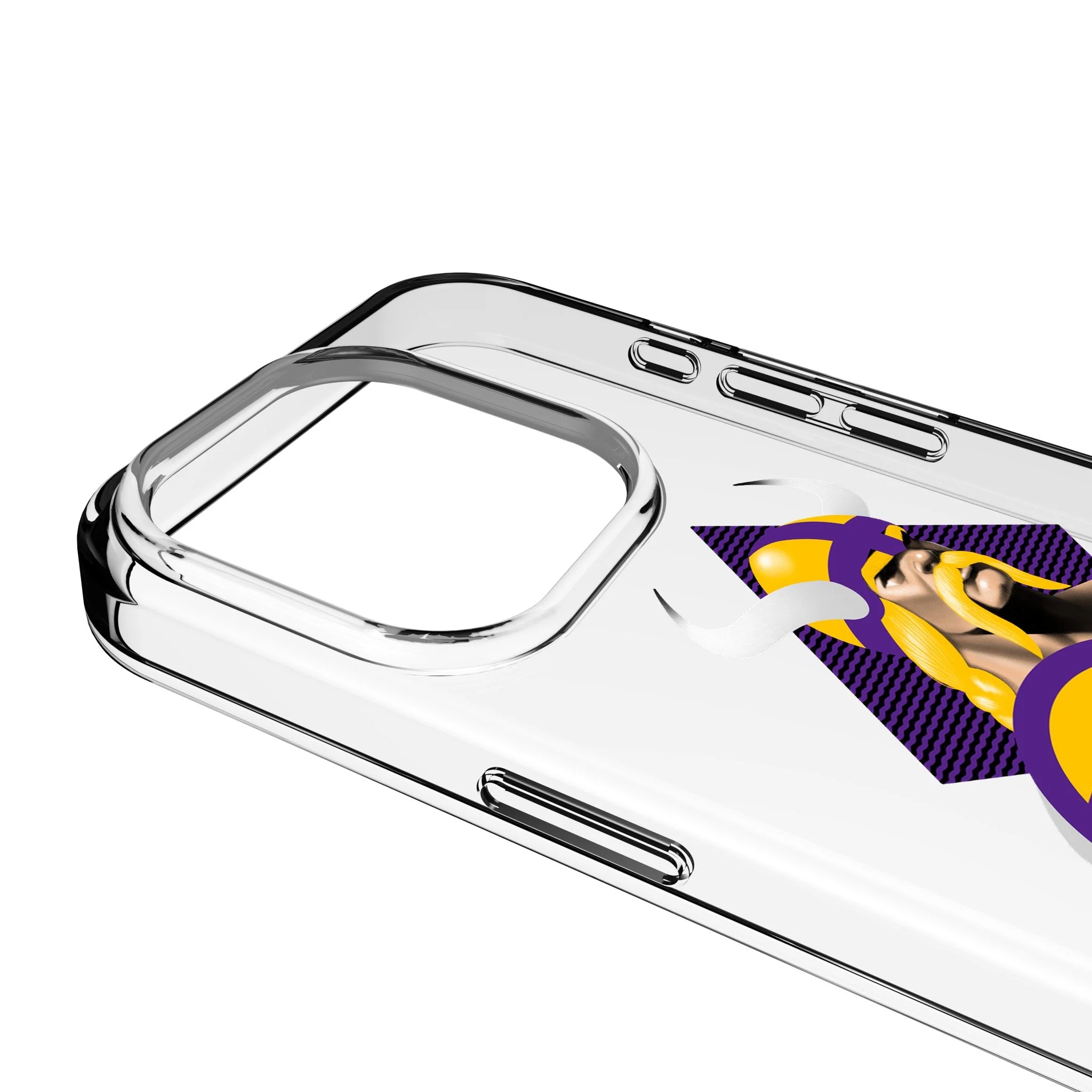 Minnesota Vikings 2024 Edition Clear Phone Case for Apple iPhone - Image 3