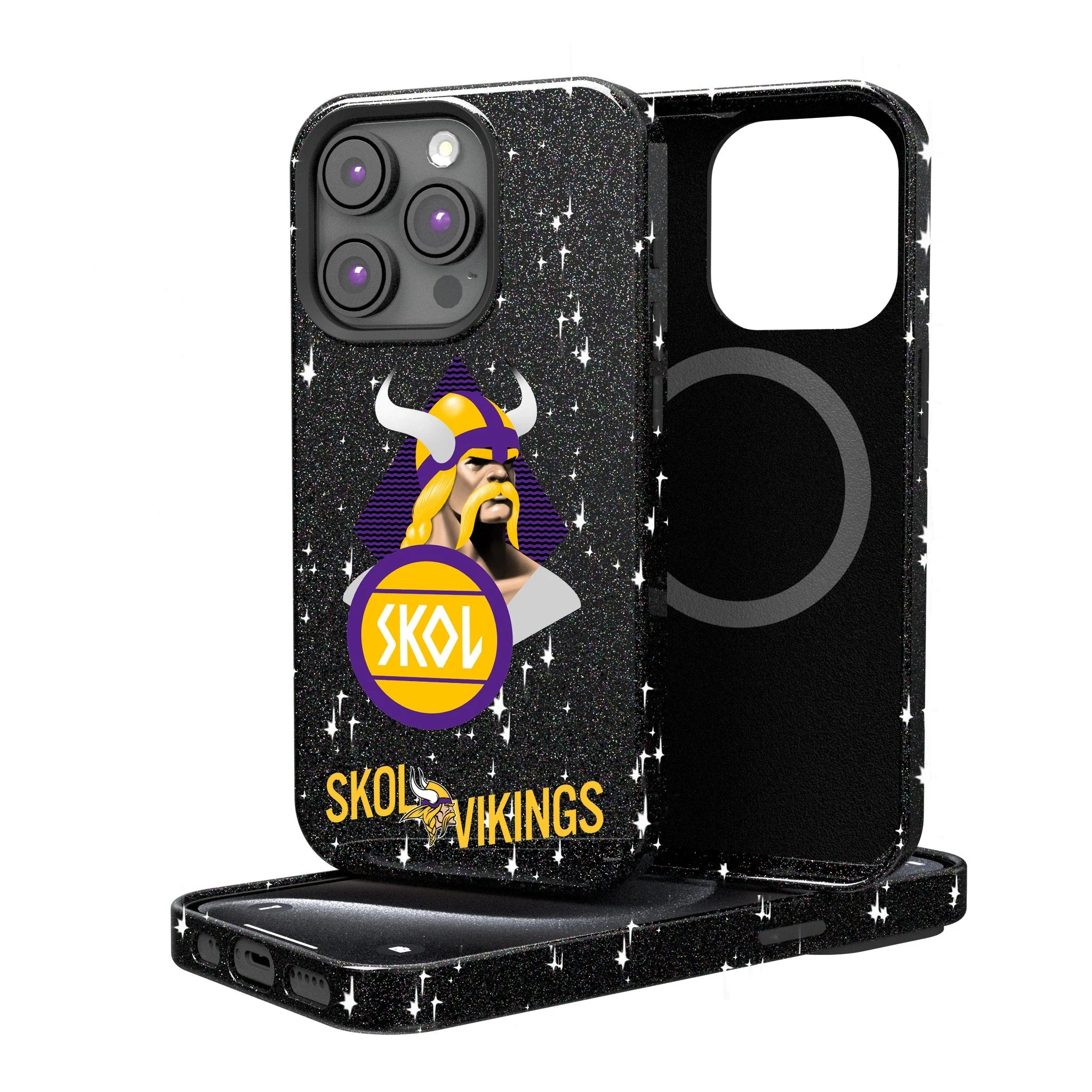 Minnesota Vikings 2024 Illustrated Limited Edition Bling Phone Case