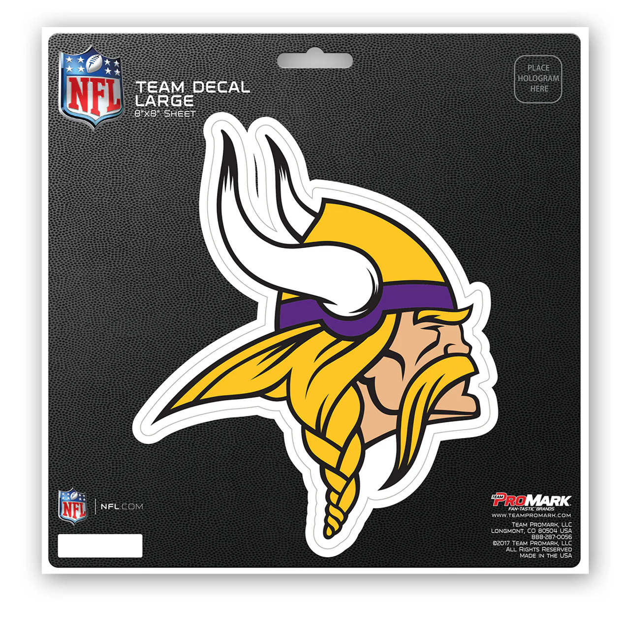 Minnesota Vikings Decal 8x8 Die Cut - Image 2