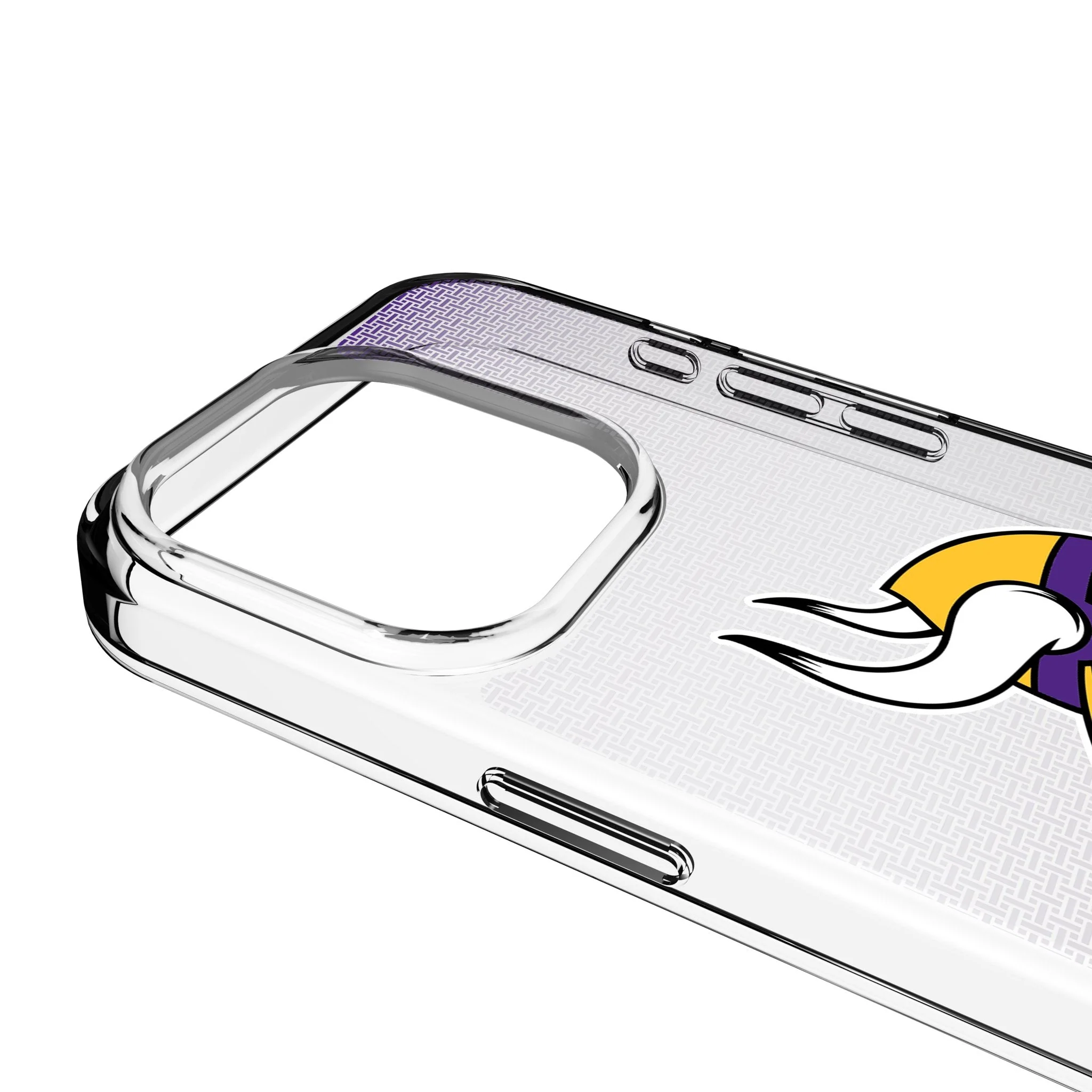 Minnesota Vikings Linen Clear Phone Case for Apple iPhone - Image 3