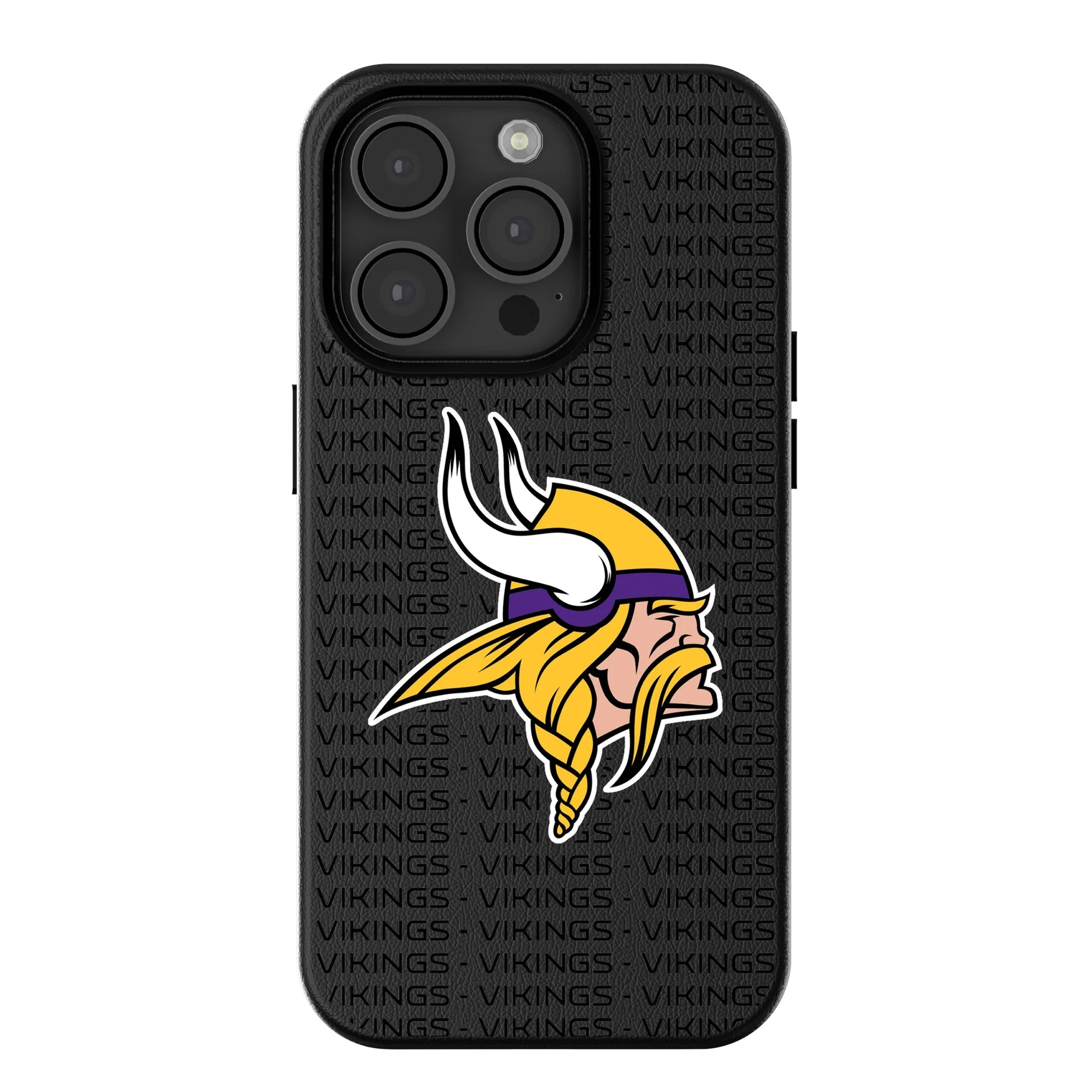 Minnesota Vikings Text Backdrop MagSafe Compatible Phone Case for Apple iPhone