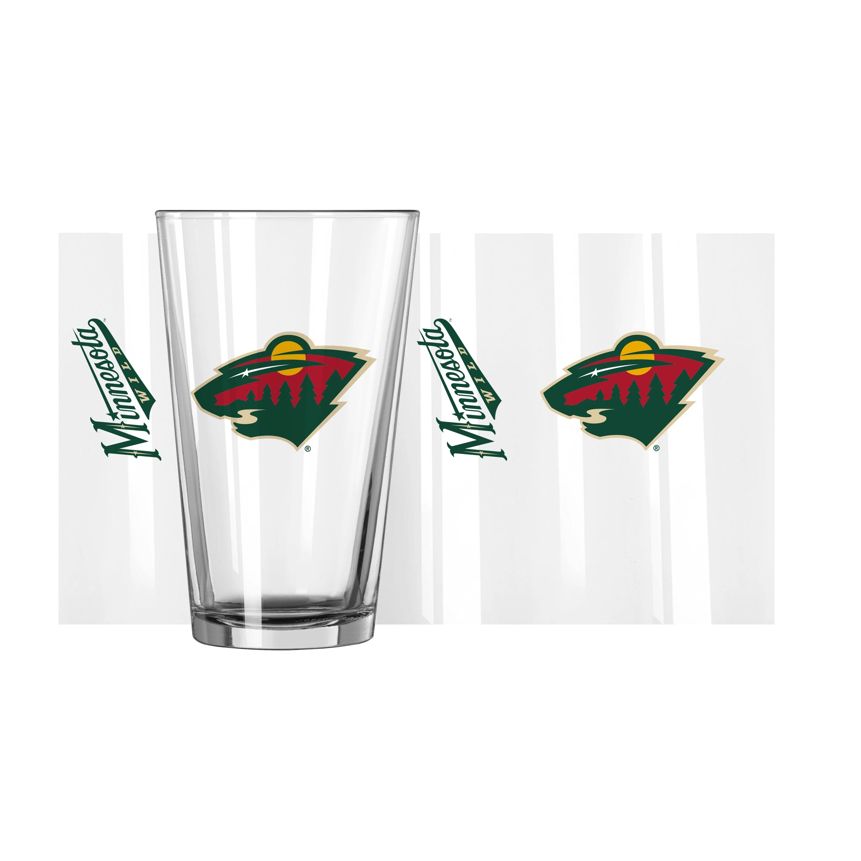 Minnesota Wild 16oz Gameday Pint Glass - Image 2