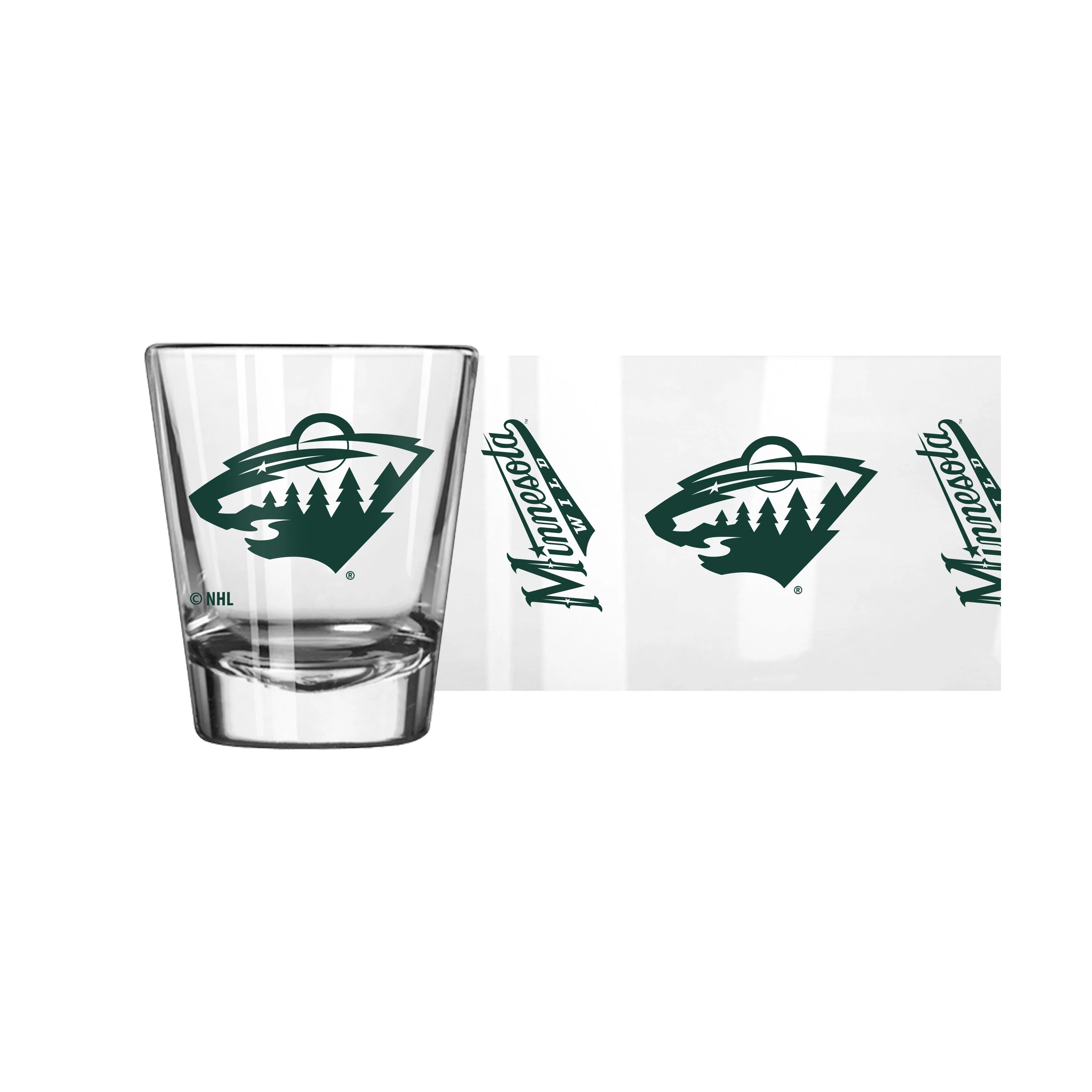 Minnesota Wild 2oz Gameday Shot Glass - Image 2