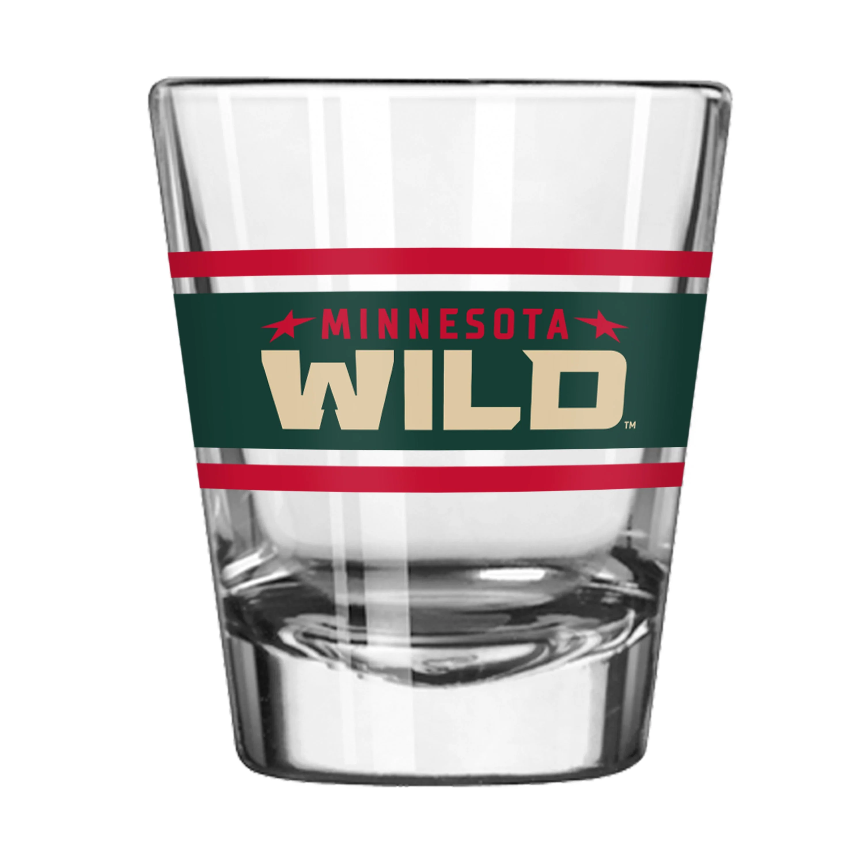 Minnesota Wild 2oz Stripe Shot Glass - Image 2
