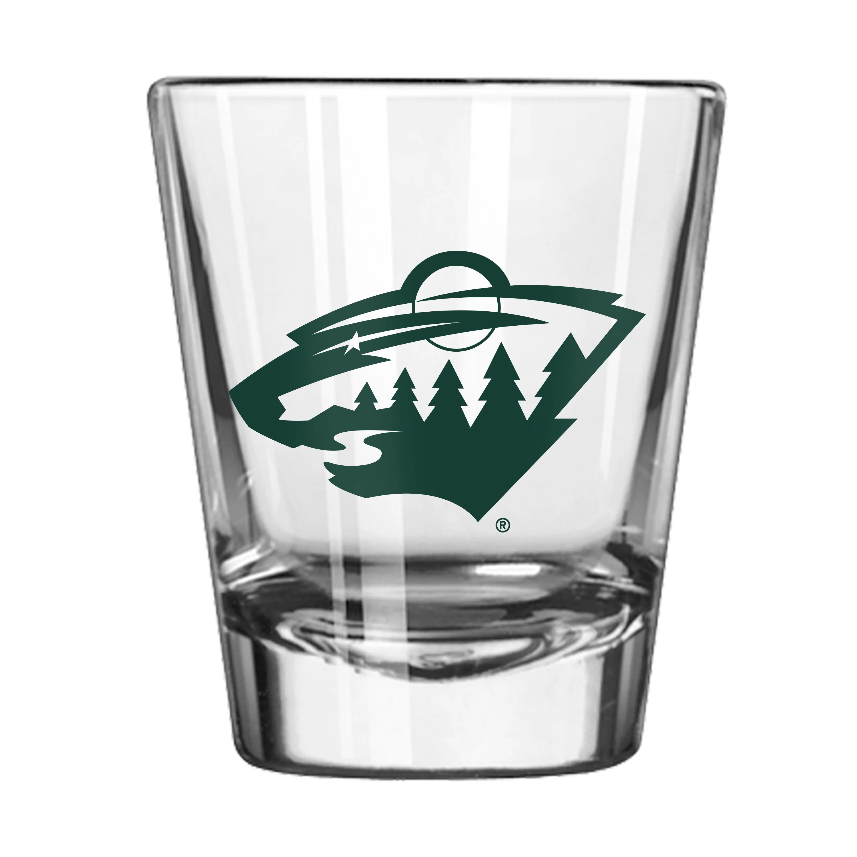 Minnesota Wild 2oz Upside Down Shot Glass