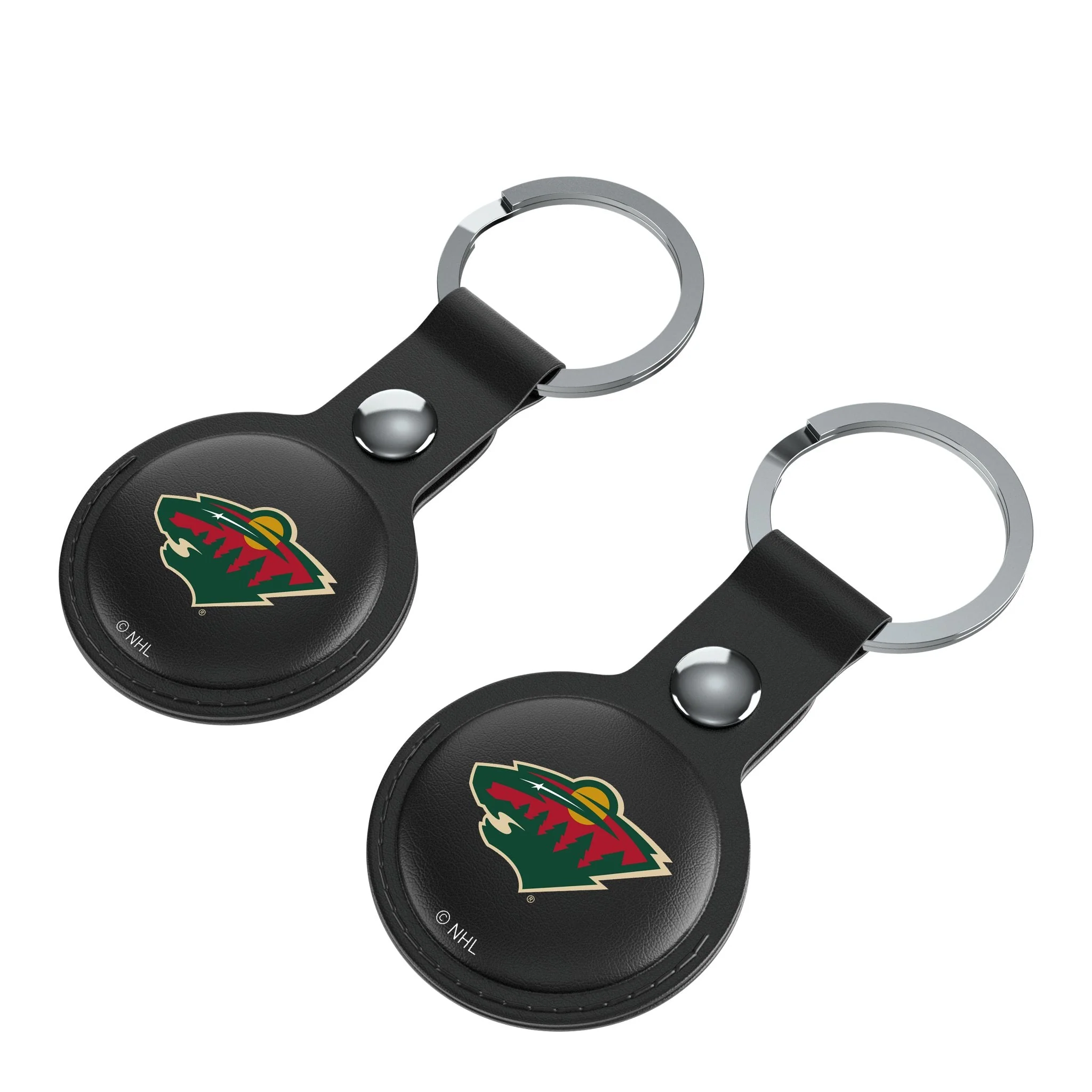 Minnesota Wild Insignia Black Airtag Holder 2-Pack - Image 3
