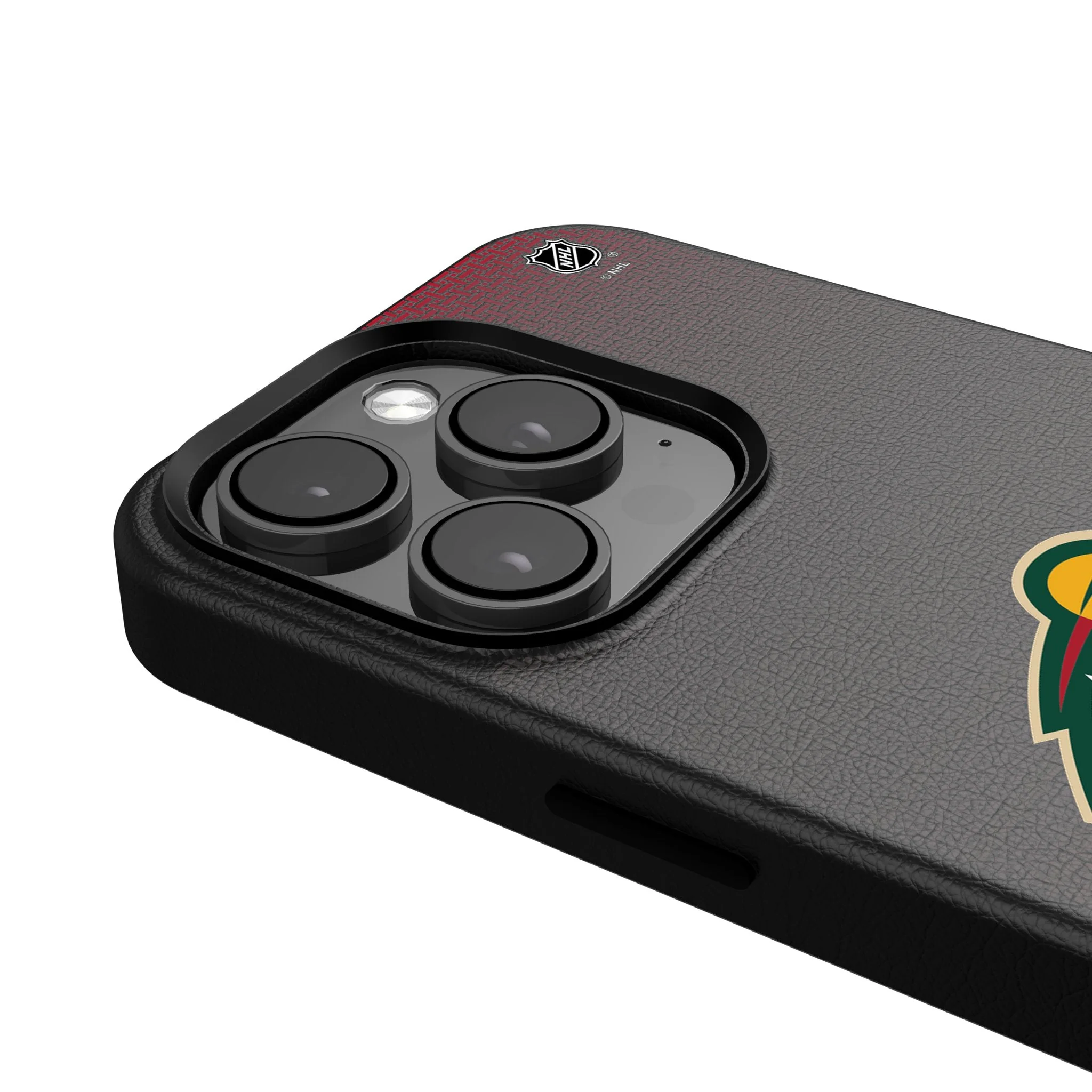 Minnesota Wild Linen MagSafe Compatible Phone Case for Apple iPhone - Image 4