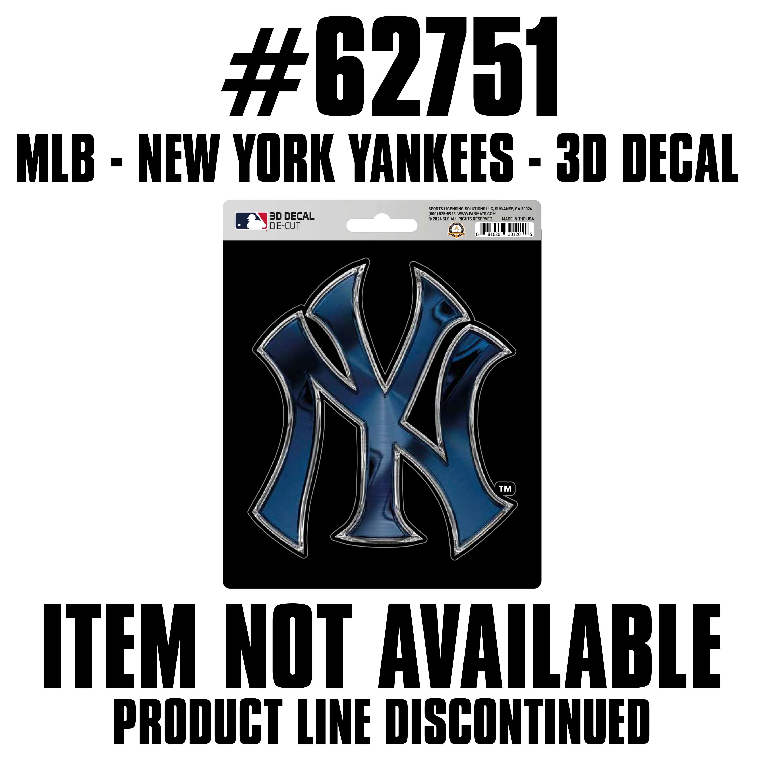 MLB - New York Yankees 3D Decal - Image 2