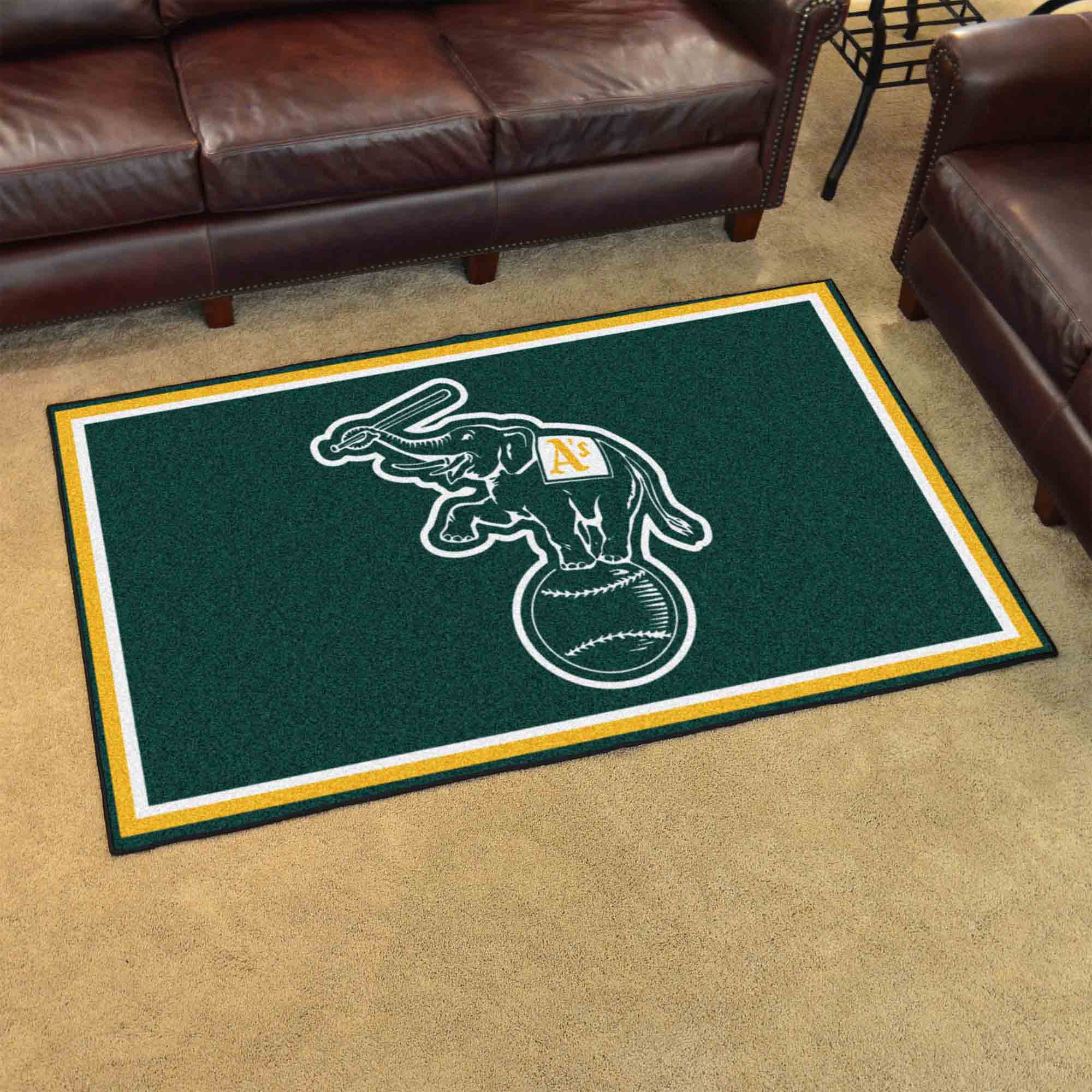 MLB - Oakland Athletics 4x6 Rug - Image 2
