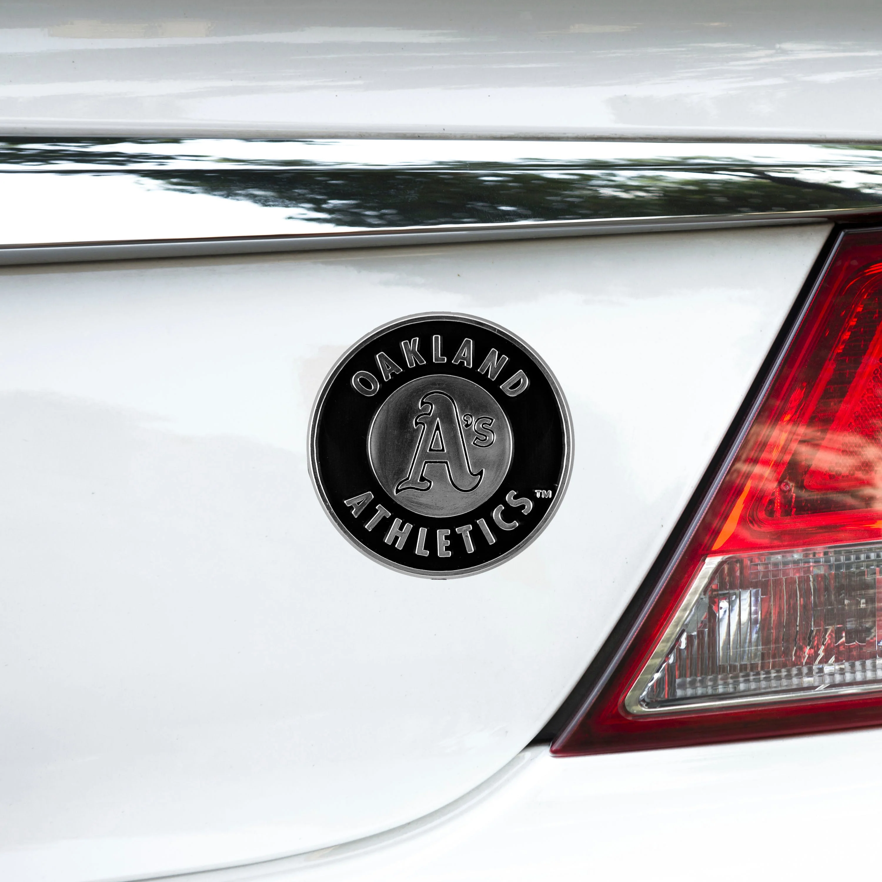 MLB - Oakland Athletics Plastic Chrome Emblem - Image 2