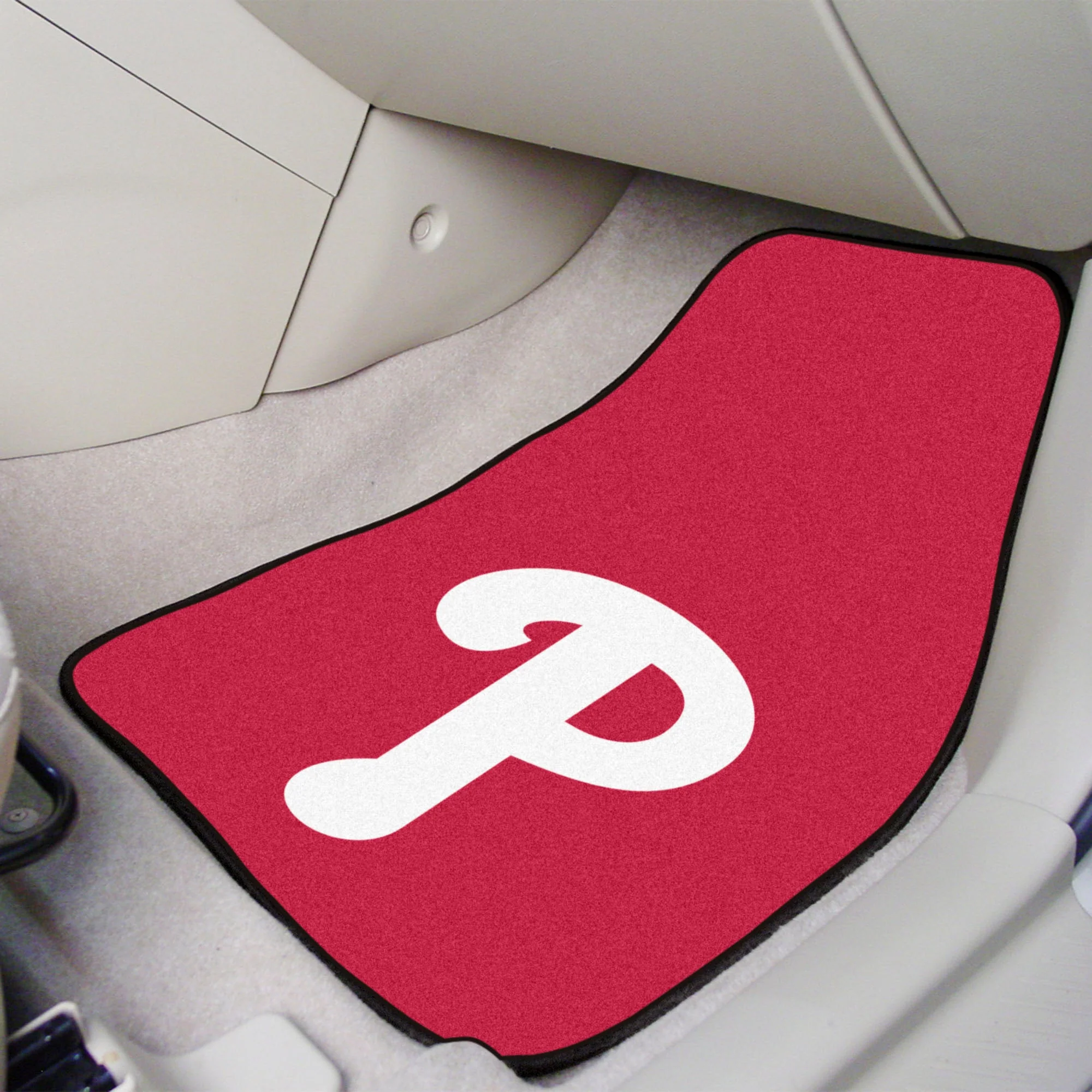 MLB - Philadelphia Phillies 2-pc Carpet Car Mat Set - Image 2