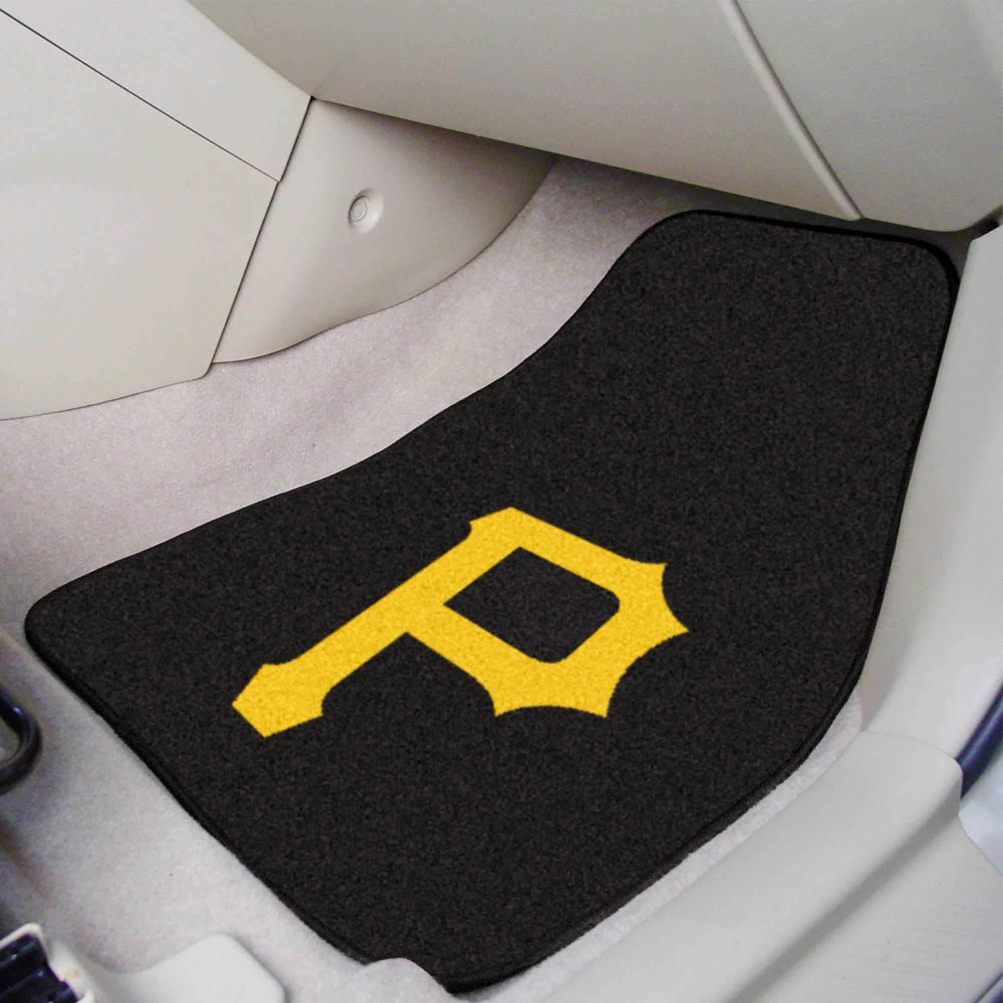 MLB - Pittsburgh Pirates 2-pc Carpet Car Mat Set - Image 2