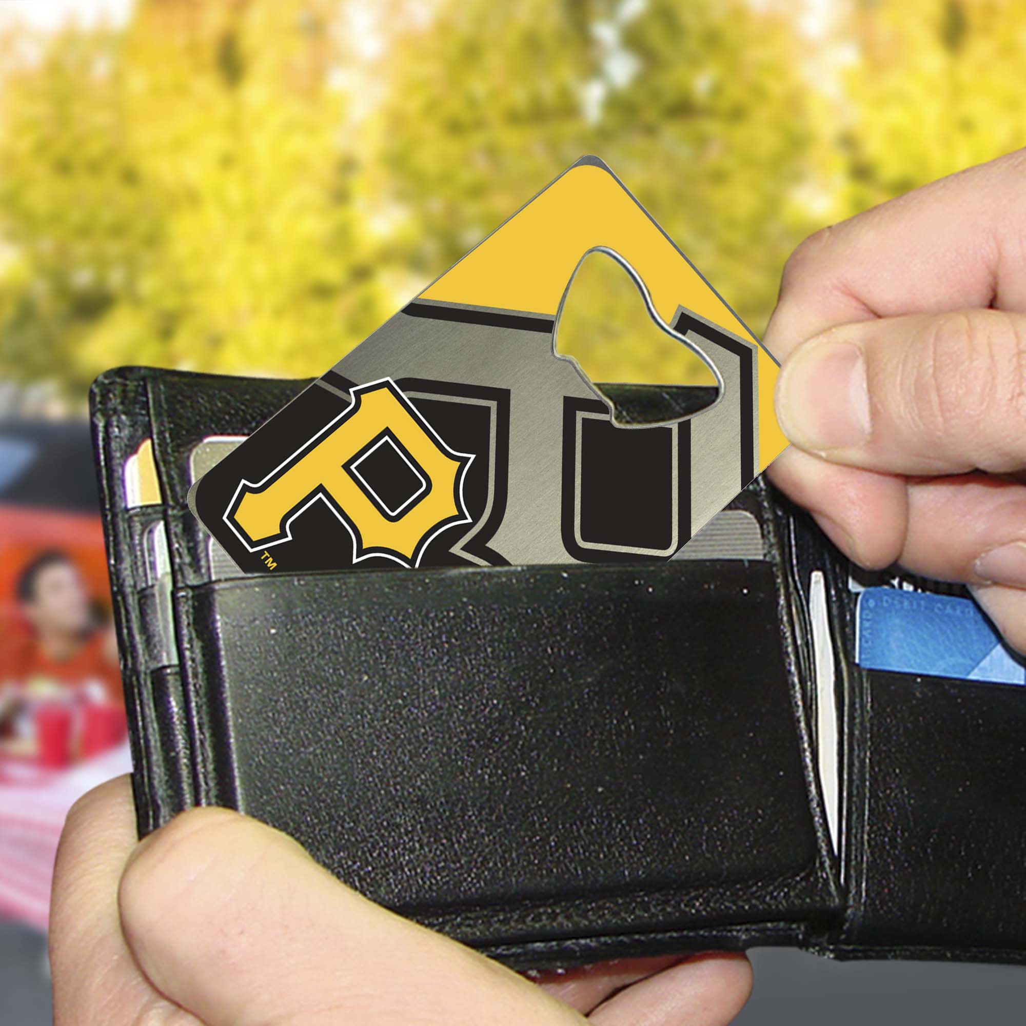 MLB - Pittsburgh Pirates Credit Card Bottle Opener - Image 2