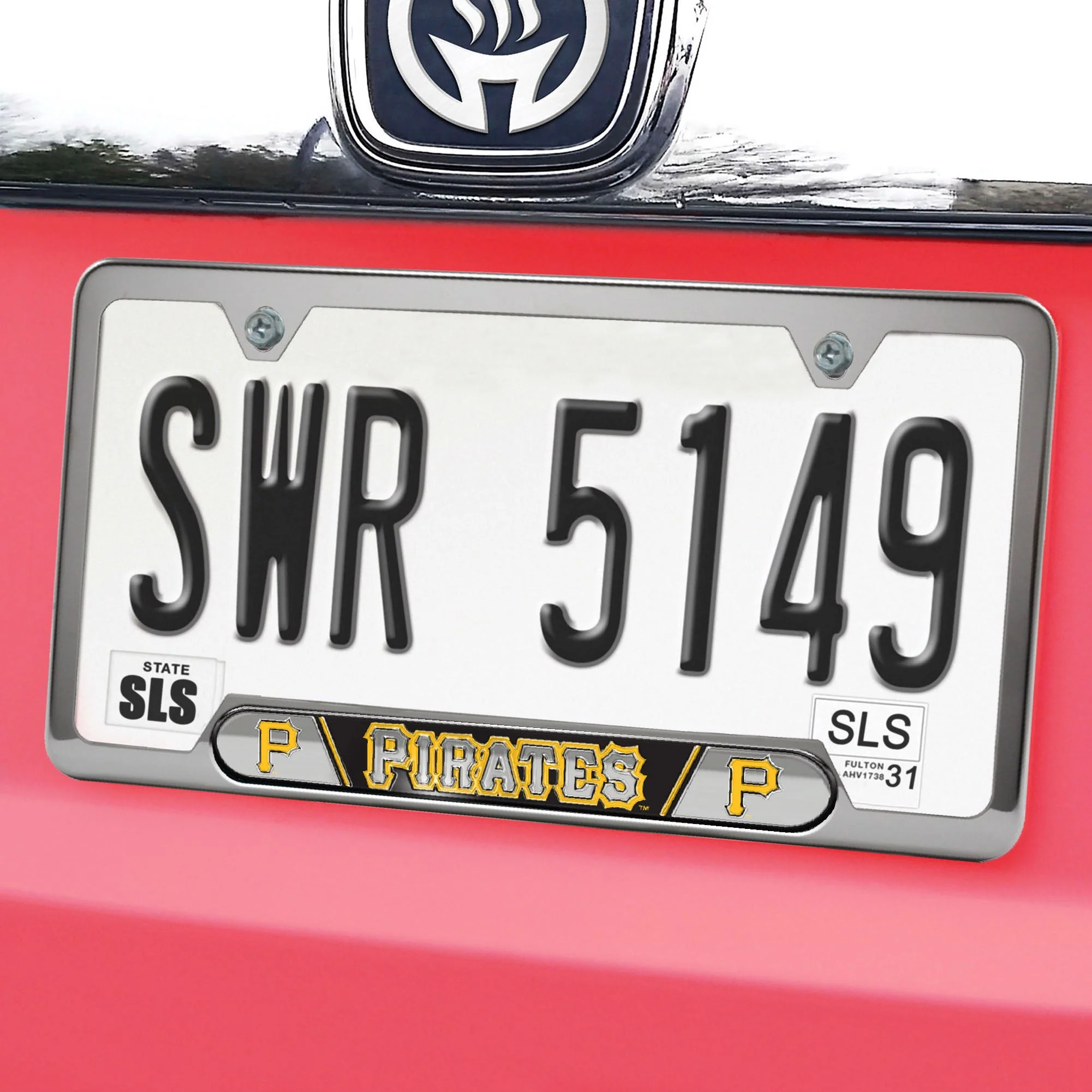 MLB - Pittsburgh Pirates Embossed License Plate Frame - Image 2