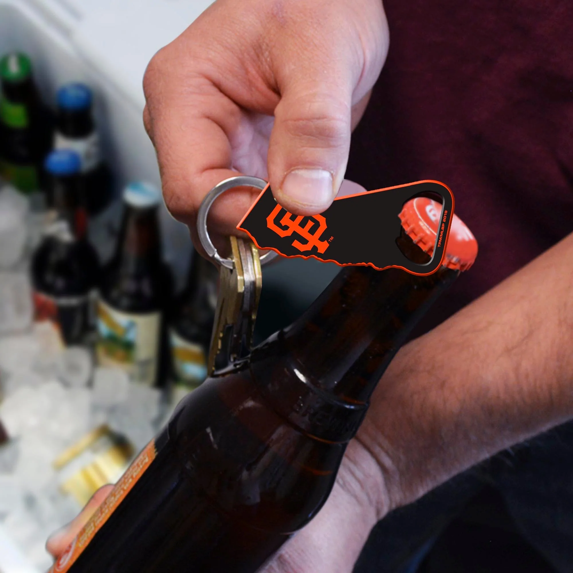MLB - San Francisco Giants Keychain Bottle Opener - Image 2