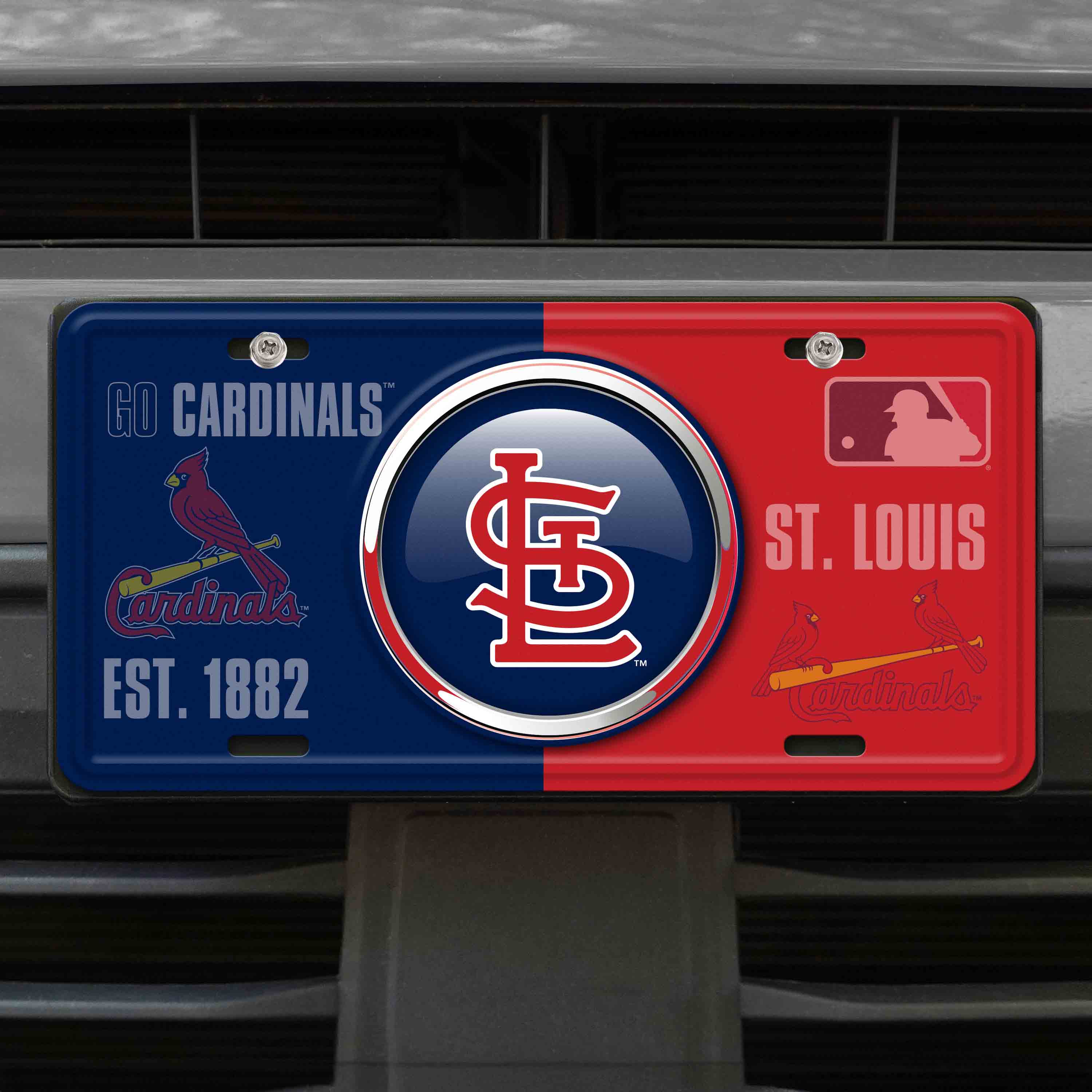 MLB - St. Louis Cardinals Embossed Metal License Plate