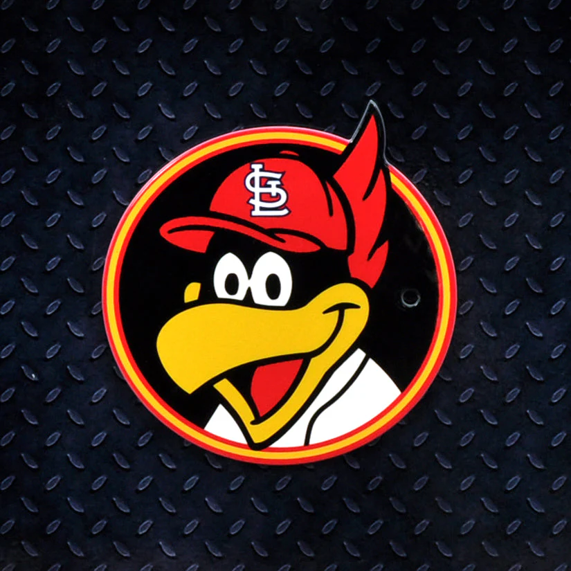 St. Louis Cardinals - Fredbird Circle Steel Super Magnet