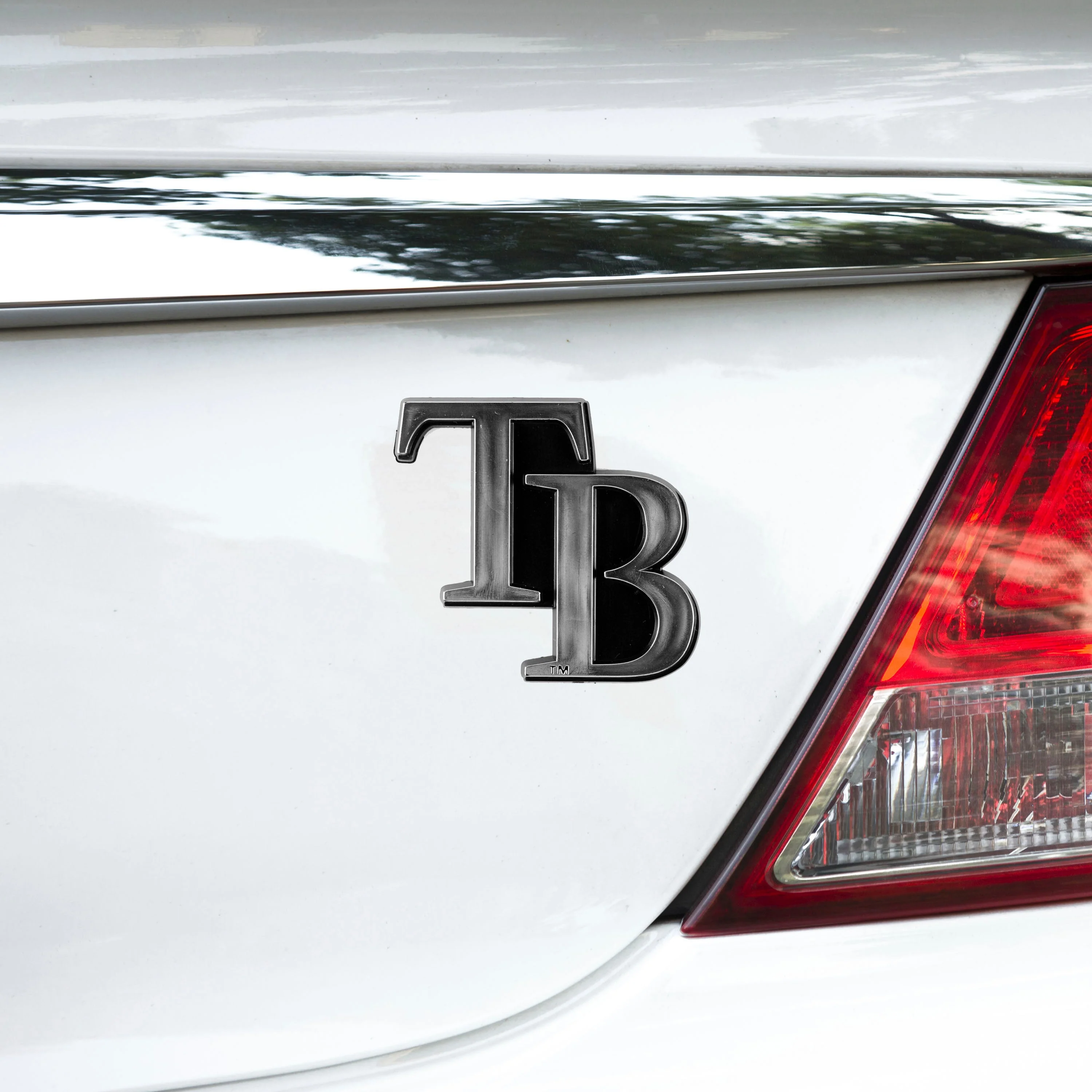 MLB - Tampa Bay Rays Plastic Chrome Emblem - Image 2