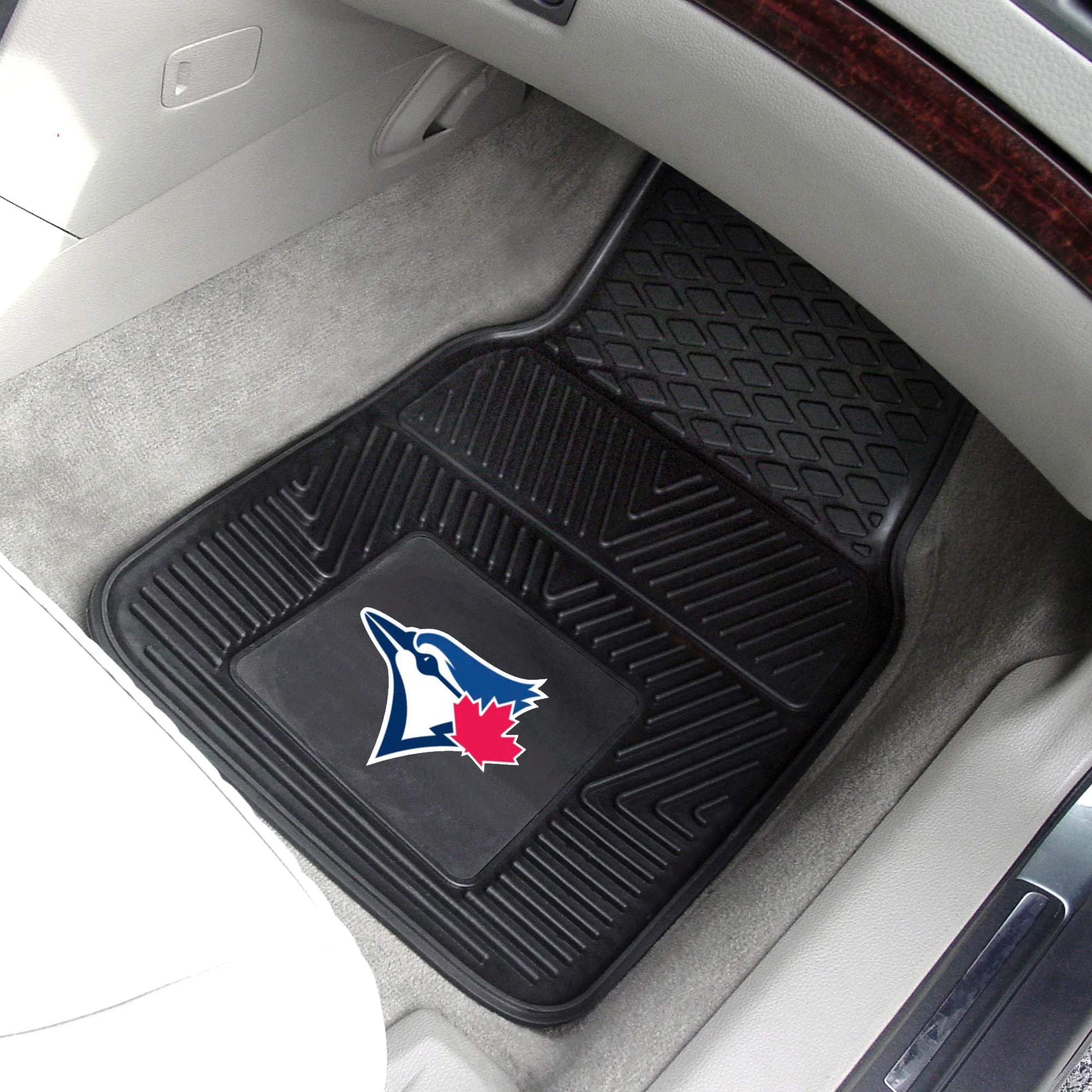 MLB - Toronto Blue Jays 2-pc Vinyl Car Mat Set - Image 2