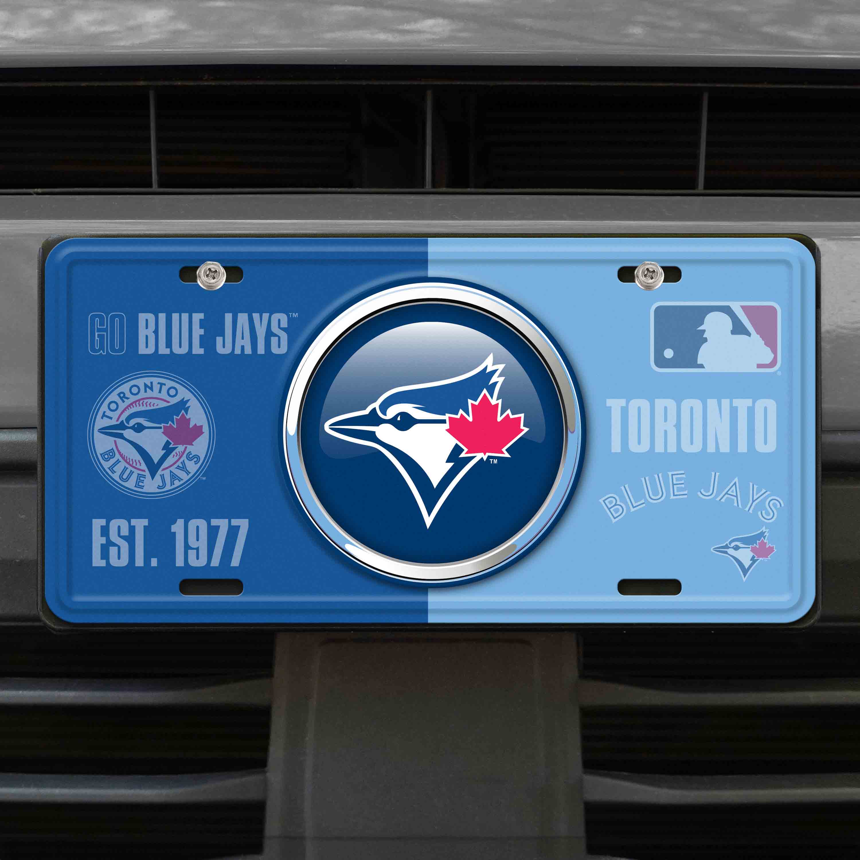 MLB - Toronto Blue Jays Embossed Metal License Plate - Image 2