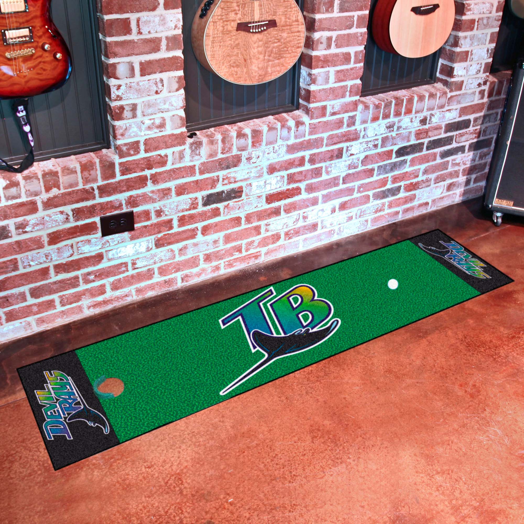 MLBCC – Tampa Bay Rays Putting Green Mat - Image 2