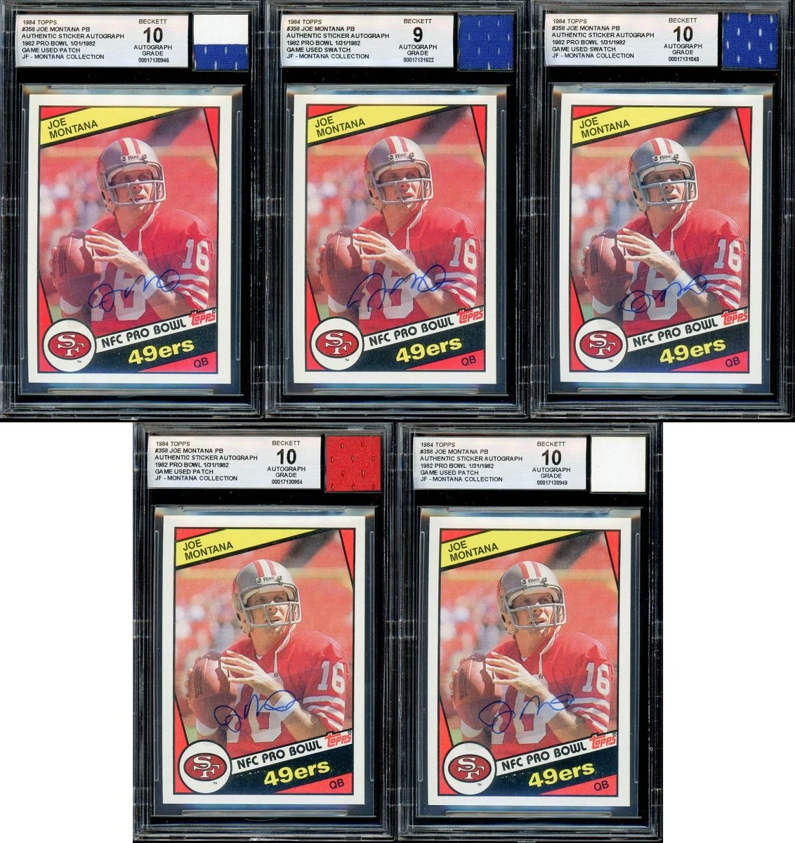 “Montana Collection" – BGS/BAS Graded Cards & Autographs of Joe Montana – (1) Card Per Box - Image 4