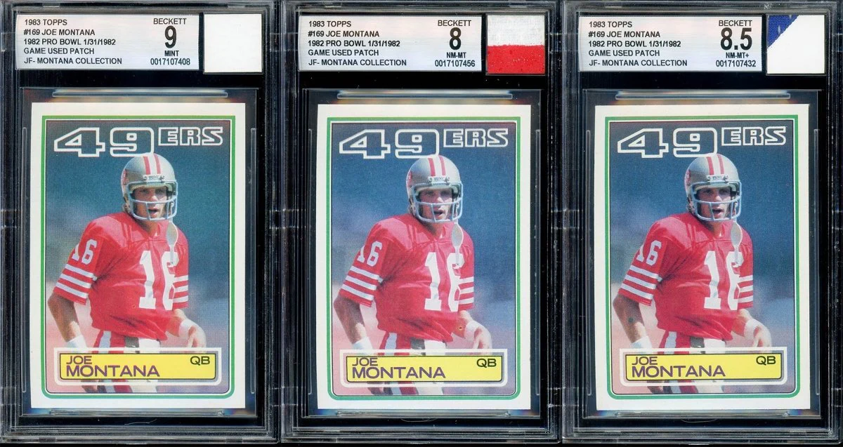 “Montana Collection" – BGS/BAS Graded Cards & Autographs of Joe Montana – (1) Card Per Box - Image 6