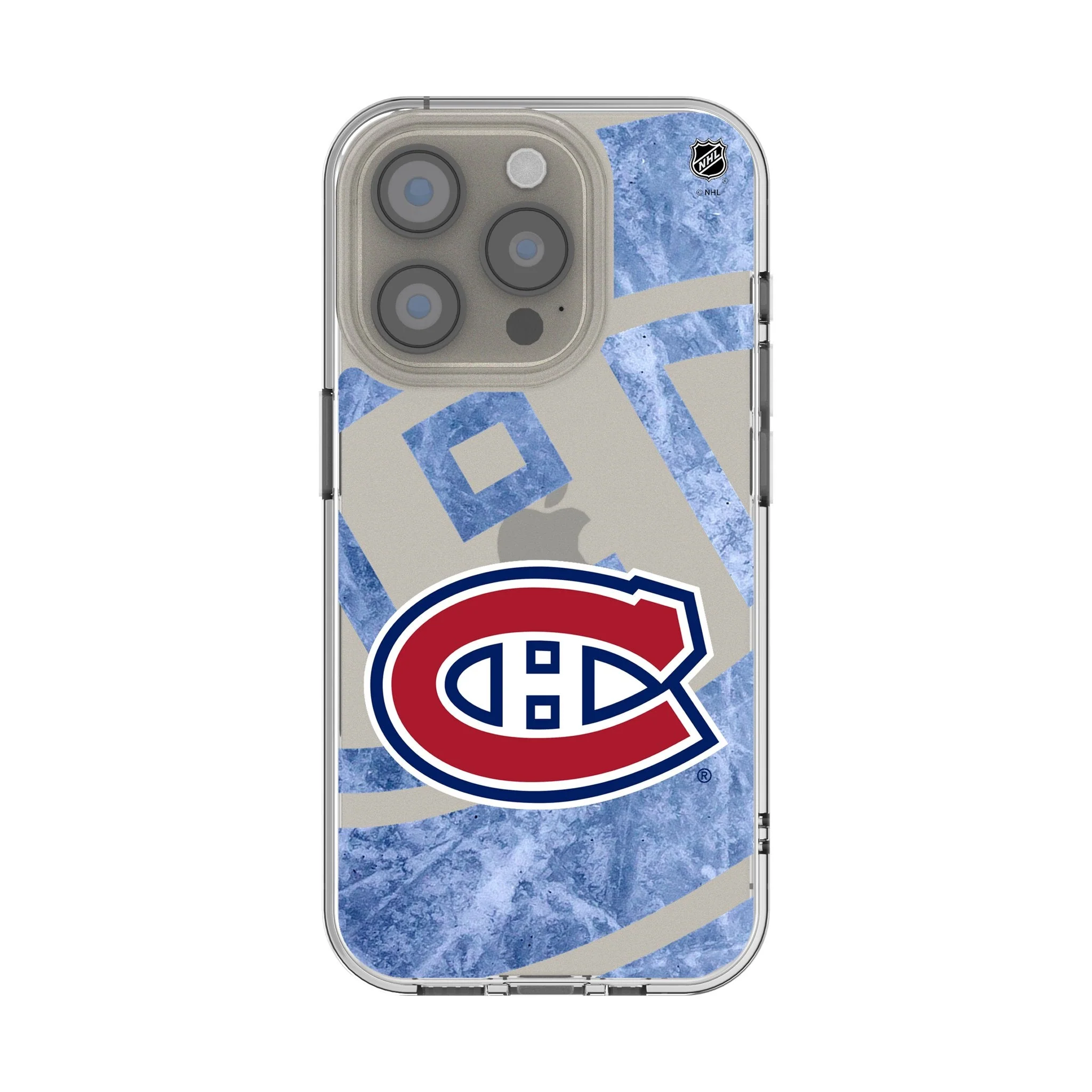 Montreal Canadiens Ice Tilt Clear Phone Case for Apple iPhone