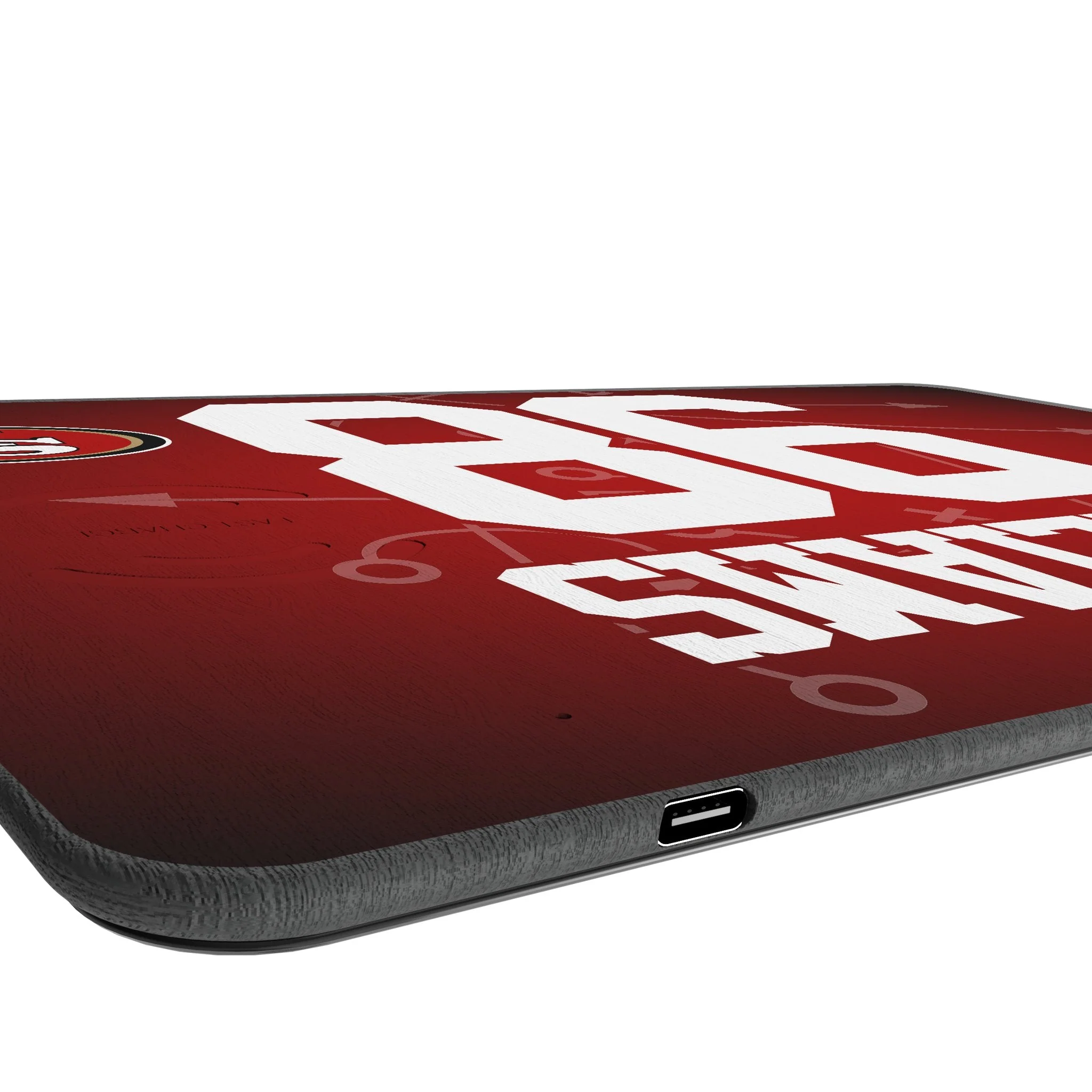 Mykel Williams San Francisco 49ers 98 Game Tactic 15-Watt Wireless Charger and Mouse Pad - Image 3