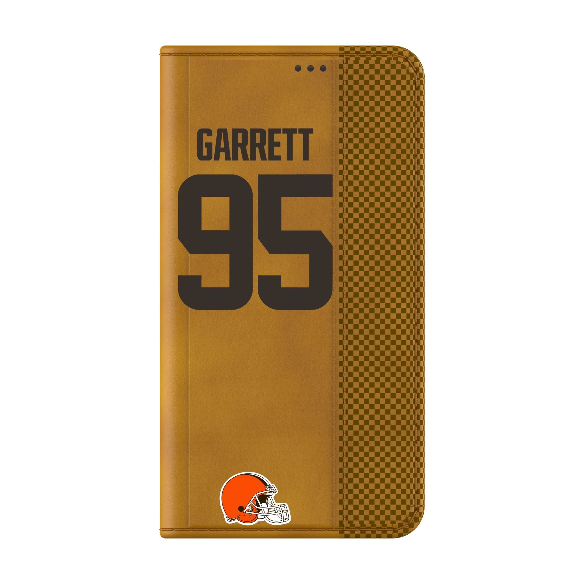 Myles Garrett Cleveland Browns 95 Game Tactic Folio Phone Case for Samsung Galaxy - Image 2
