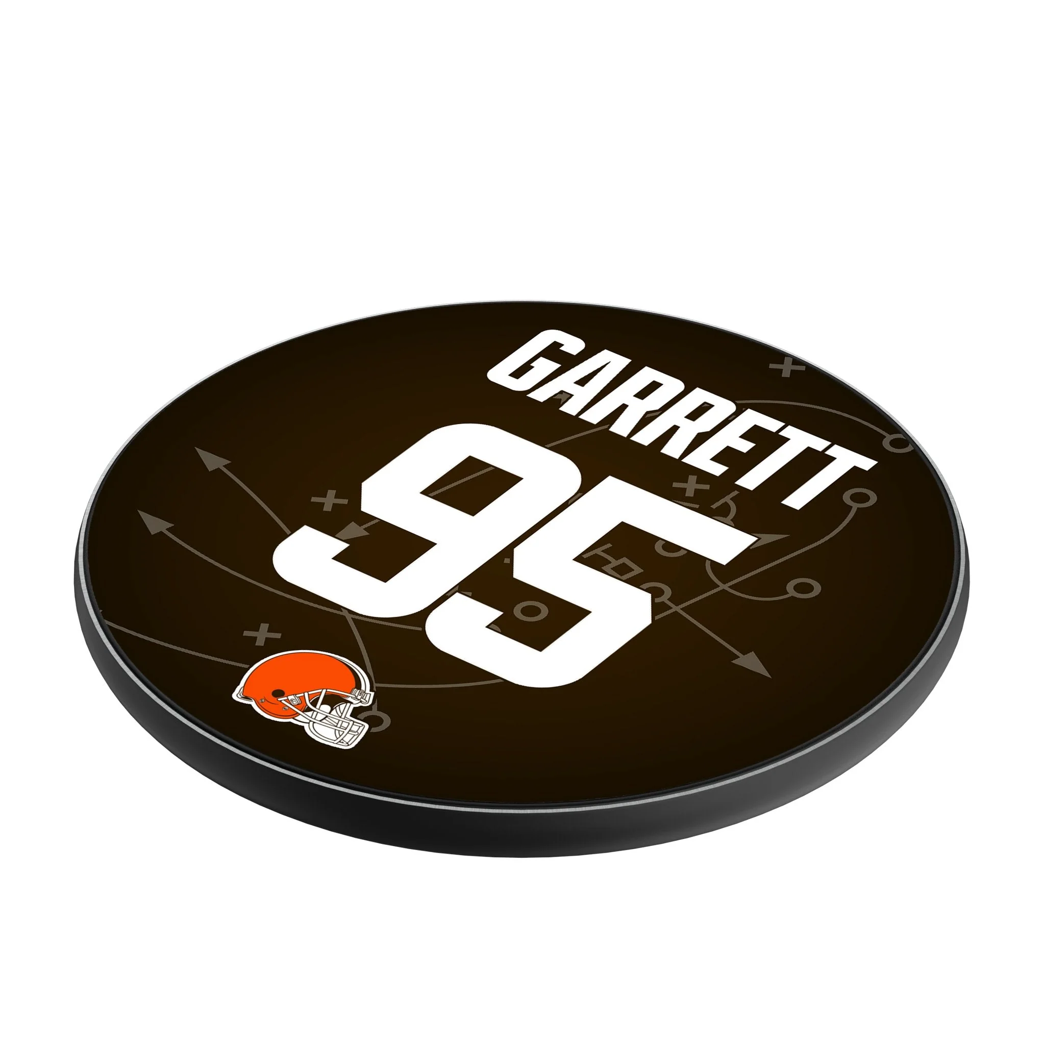 Myles Garrett Cleveland Browns 95 Ready 15-Watt Wireless Charger - Image 2