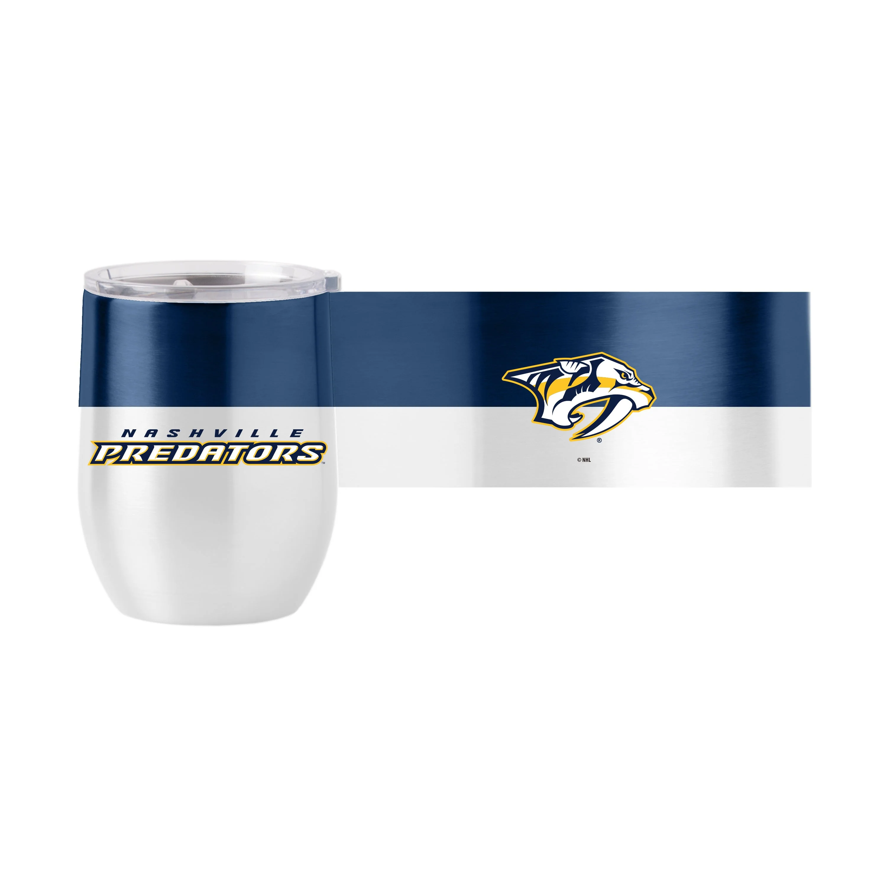 Nashville Predators 16oz Colorblock Stainless Curved Beverage - Image 2