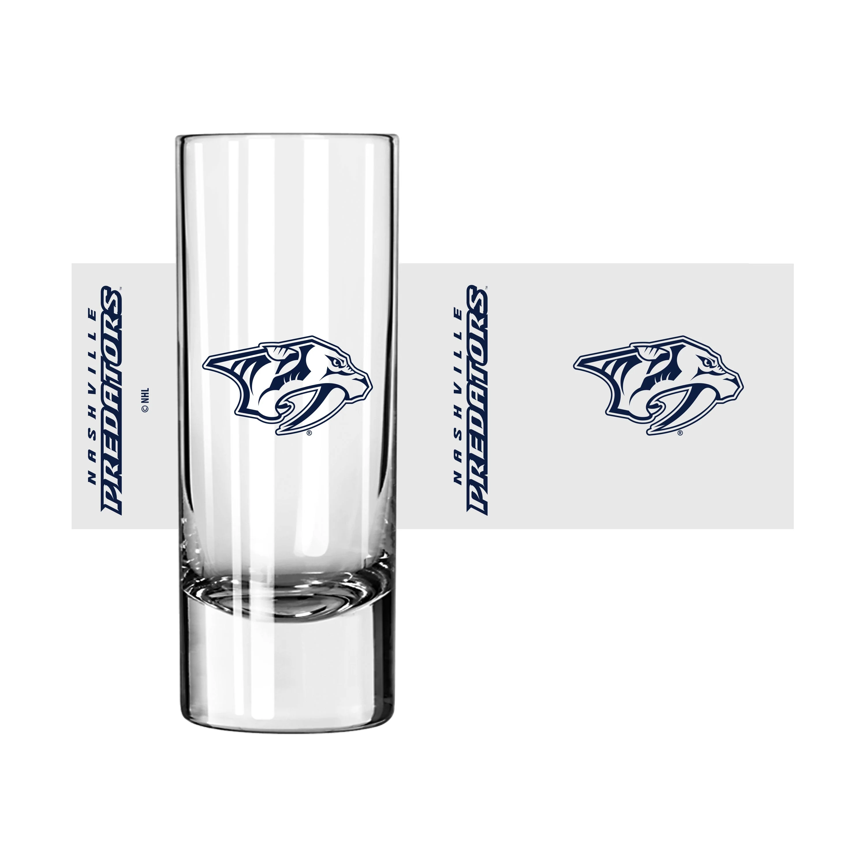 Nashville Predators 2.5oz Gameday Shooter Glass - Image 2