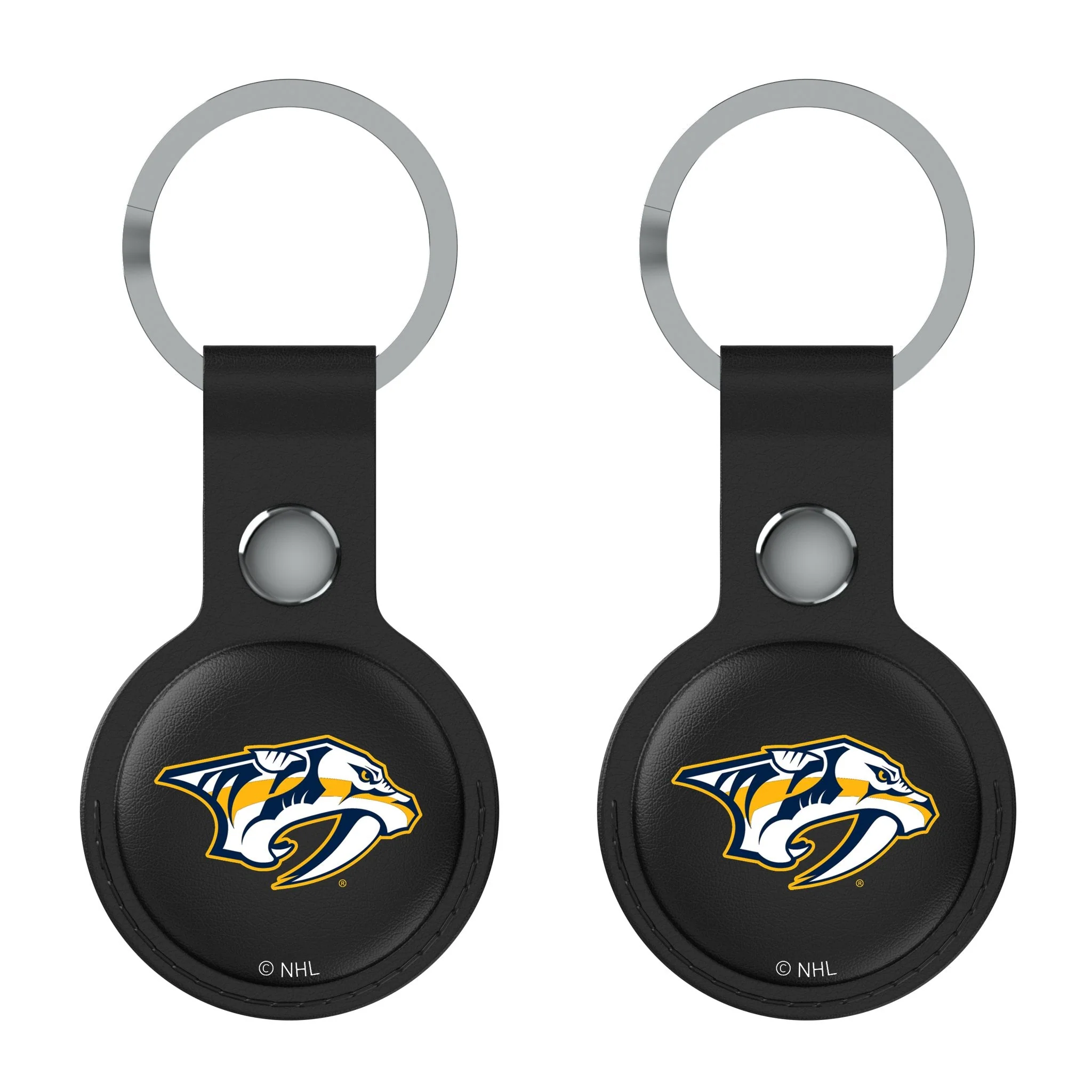 Nashville Predators Insignia Black Airtag Holder 2-Pack - Image 2