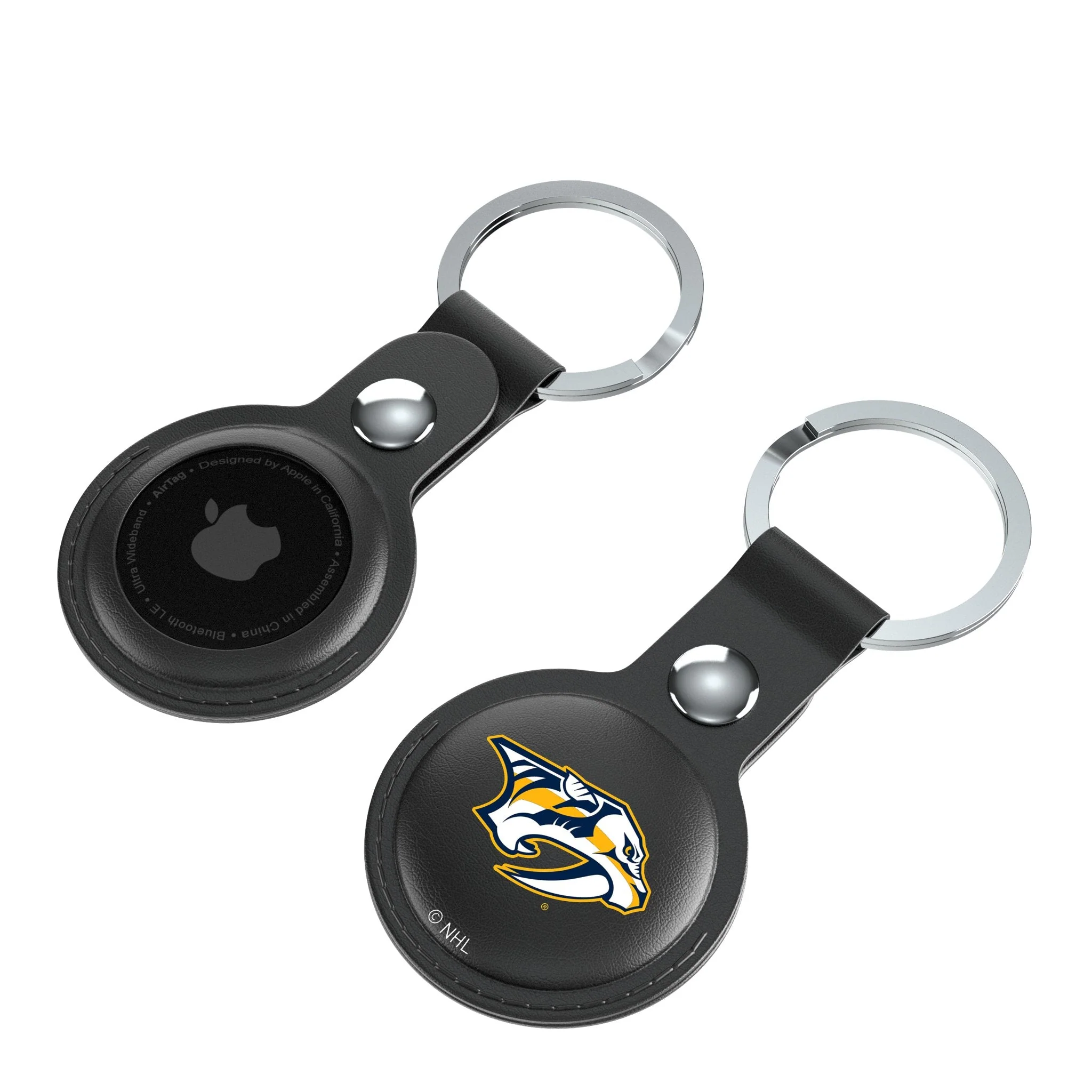 Nashville Predators Insignia Black Airtag Holder 2-Pack - Image 4