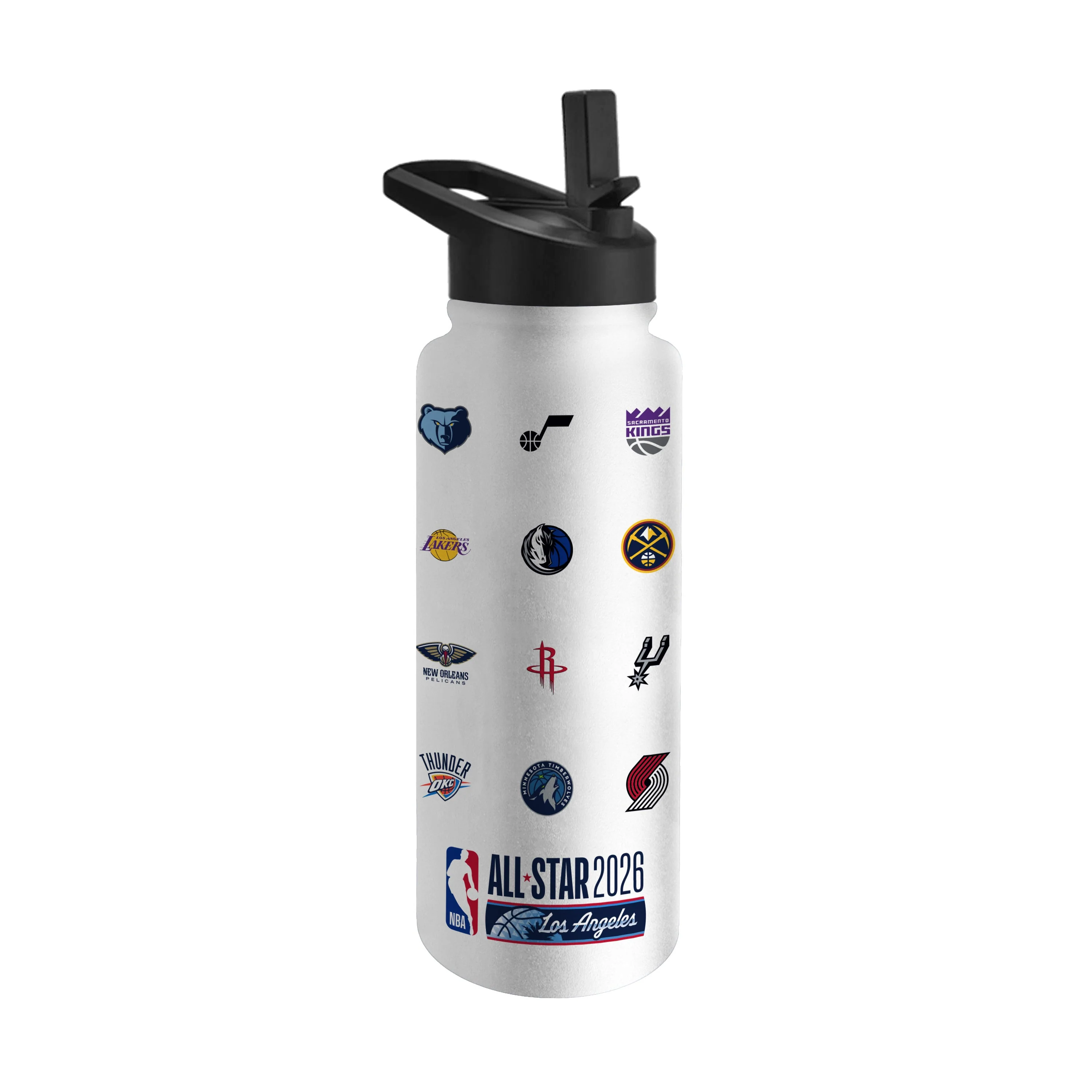 NBA All Star Weekend 2026 All Teams 34oz Quencher Bottle - Image 2