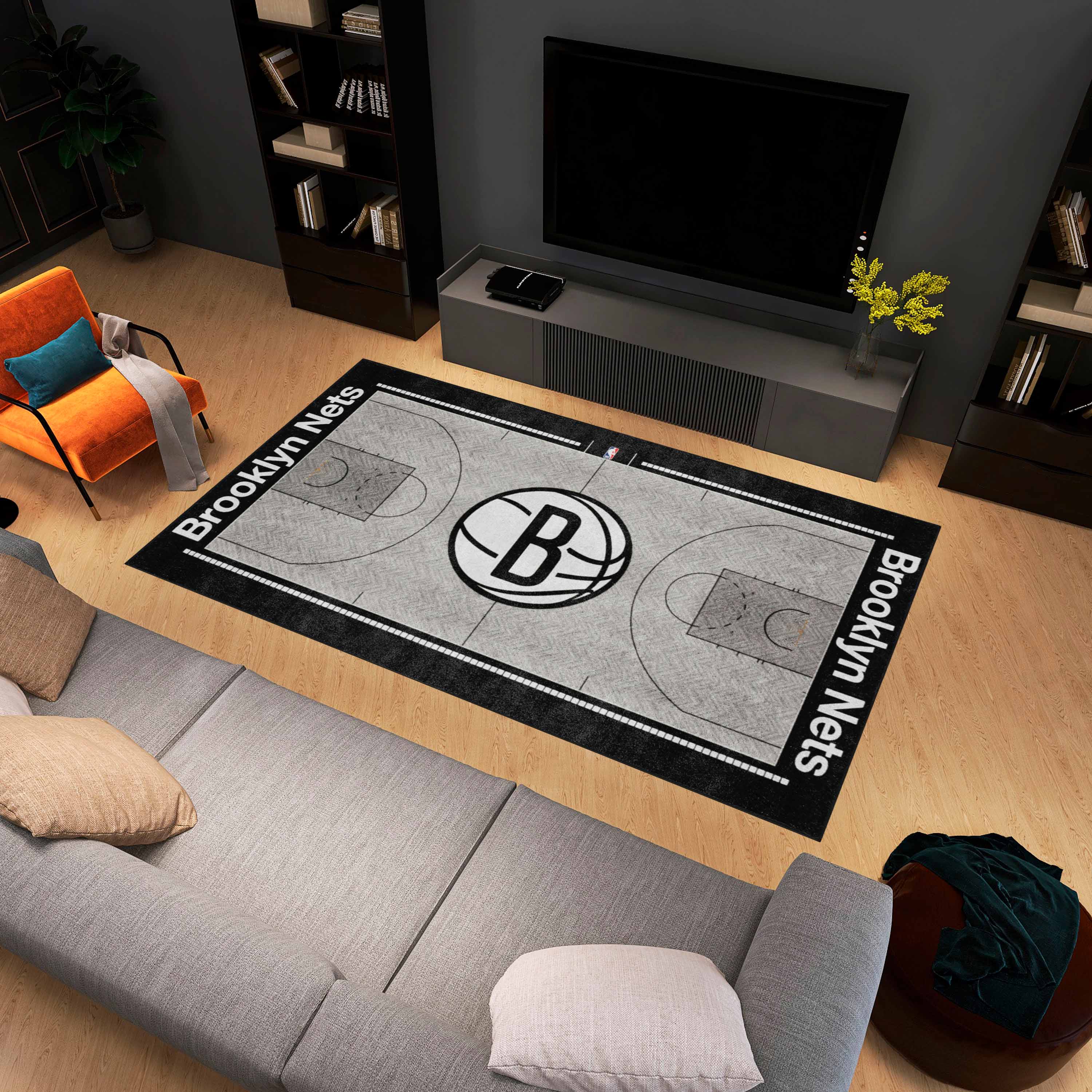 NBA - Brooklyn Nets RUG6X10 - Image 2