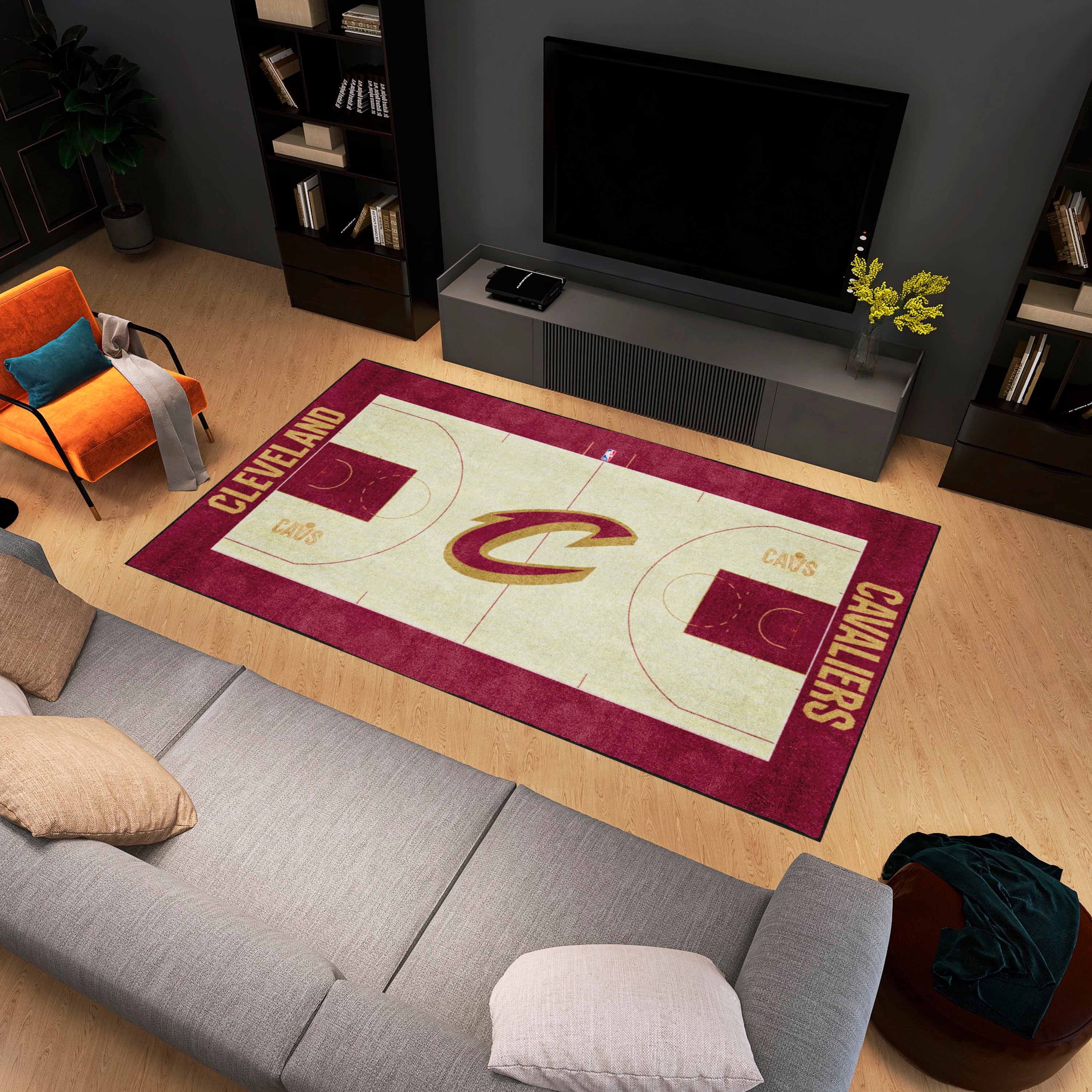 NBA - Cleveland Cavaliers RUG6X10 - Image 2