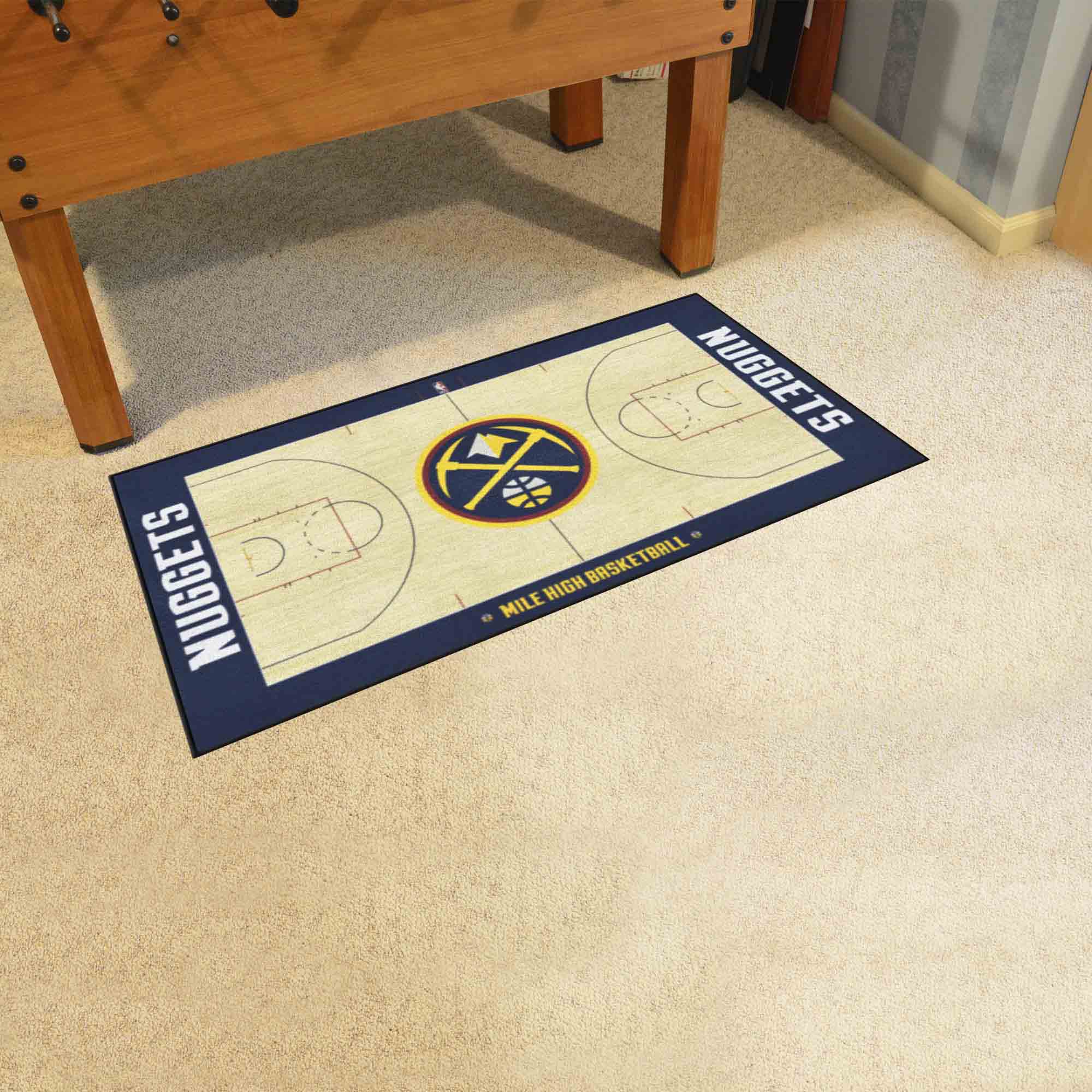 NBA - Denver Nuggets NBA Court Large Runner - Image 2