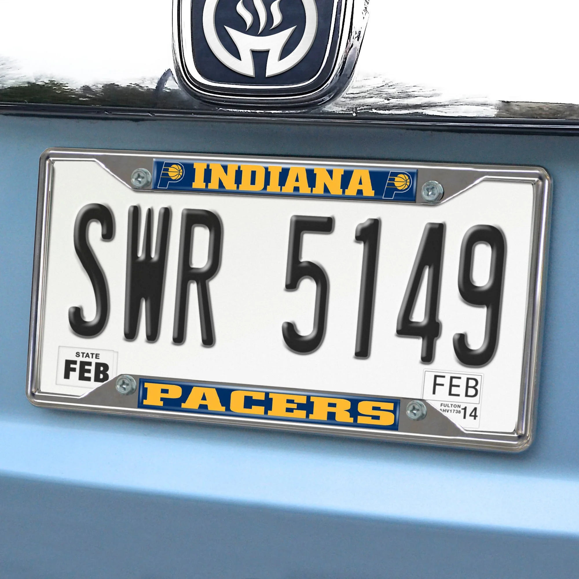 NBA - Indiana Pacers Chrome License Plate Frame - Image 2